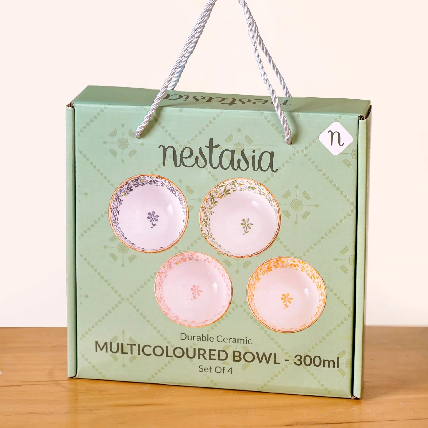 Simply Floral Ceramic Bowl Set Of 4 300ml - Image 16