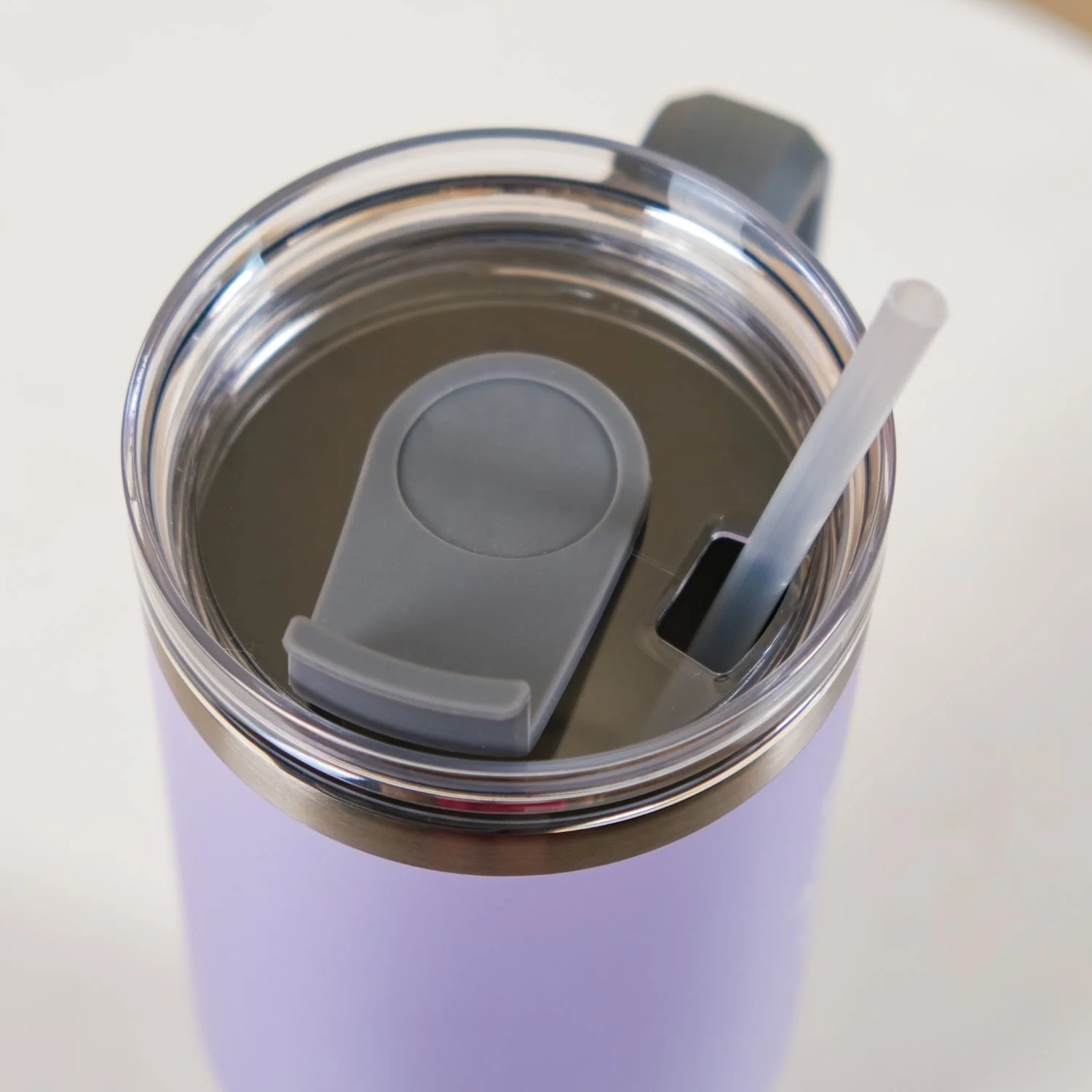Sipper Bottle With Handle Insulated Leakproof Lilac 1200ml - Image 5