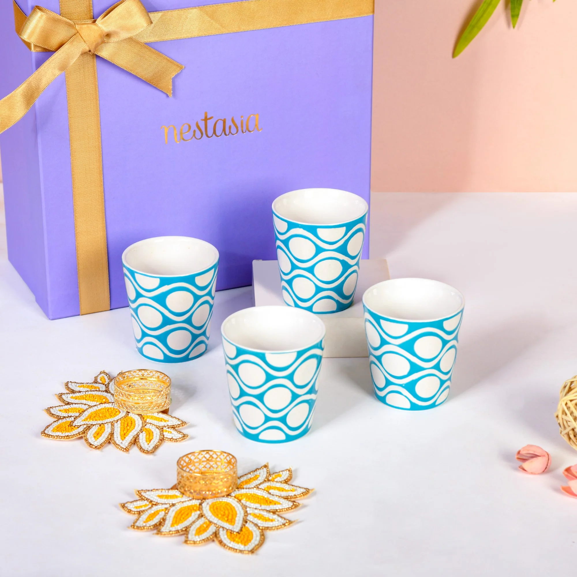 Sips & Celebrations Gift Hamper Set Of 7 - Image 3
