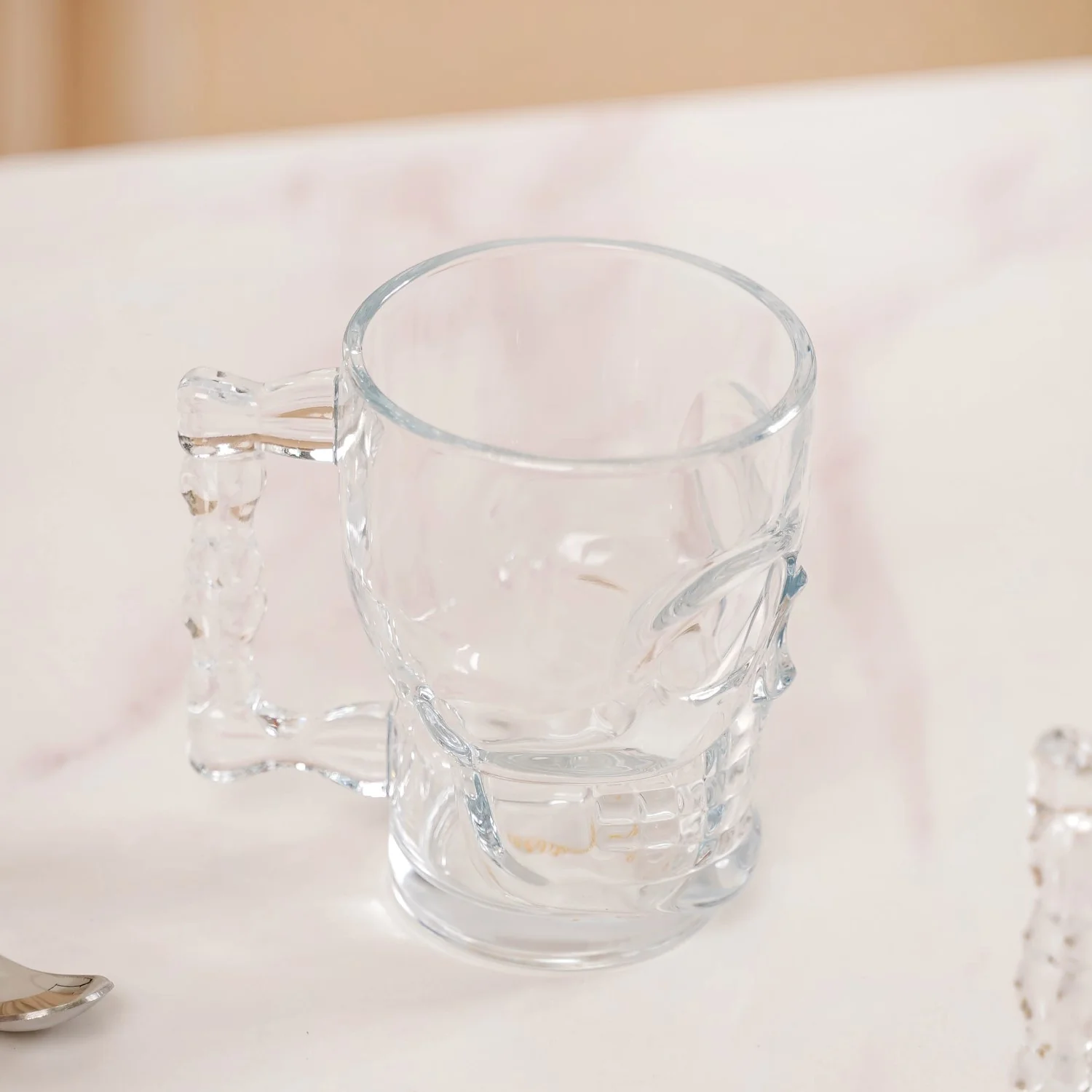 Skull Beer Mugs Set of 4 500ml - Image 10