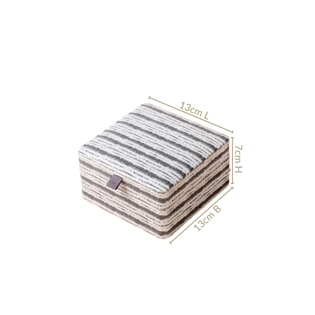 SlateLine Sustainable Multi Section Jewellery Box With Mirror - Image 4