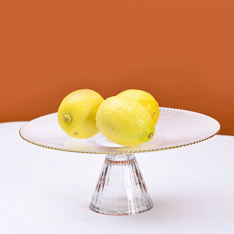 Sleek Glass Cake Stand 13 inch - Image 4
