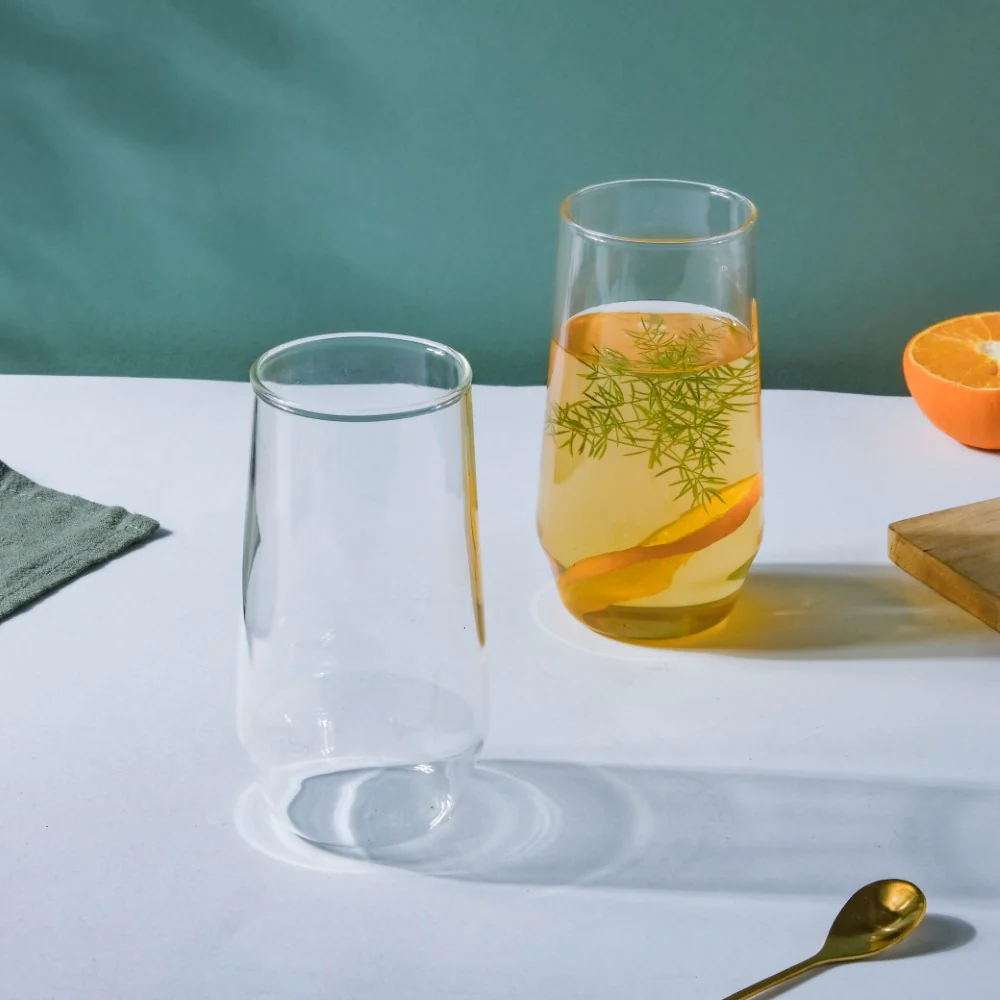 Sleek Glass Tumbler Set of 2 - Image 5