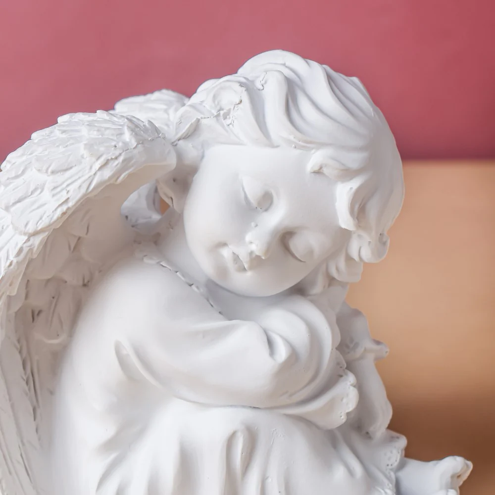 Sleeping Angel Statue Right - Image 3