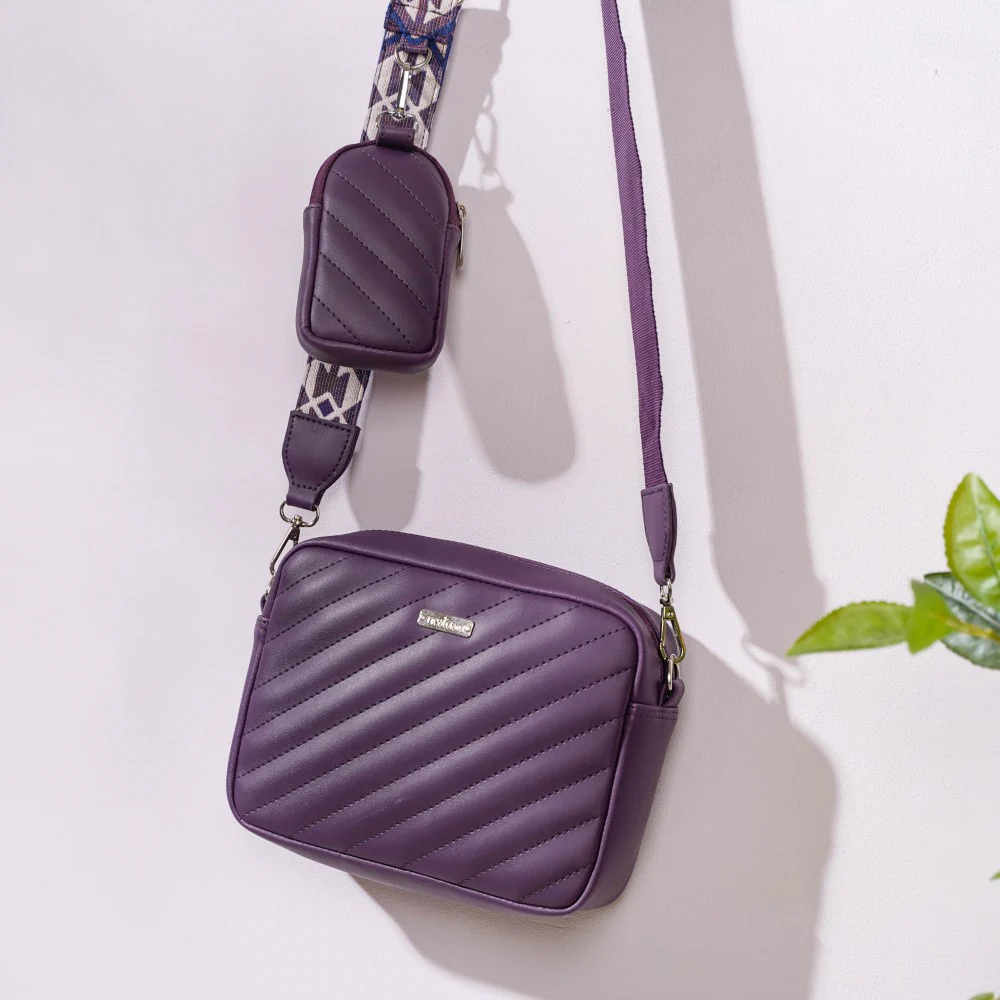 Sling Bag For Women Purple - Image 11