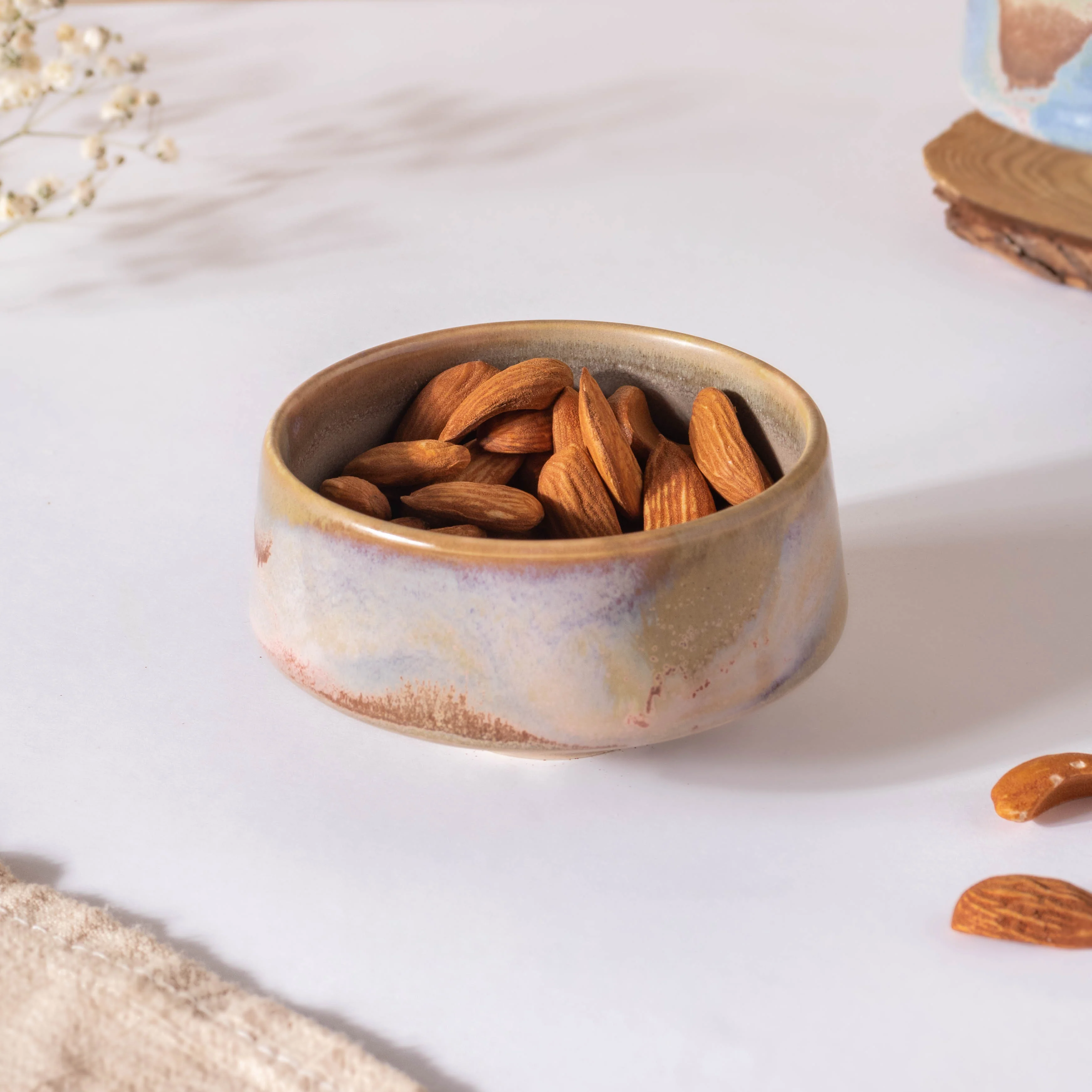 Small Beige Ombre Dip Bowl 100 ml
