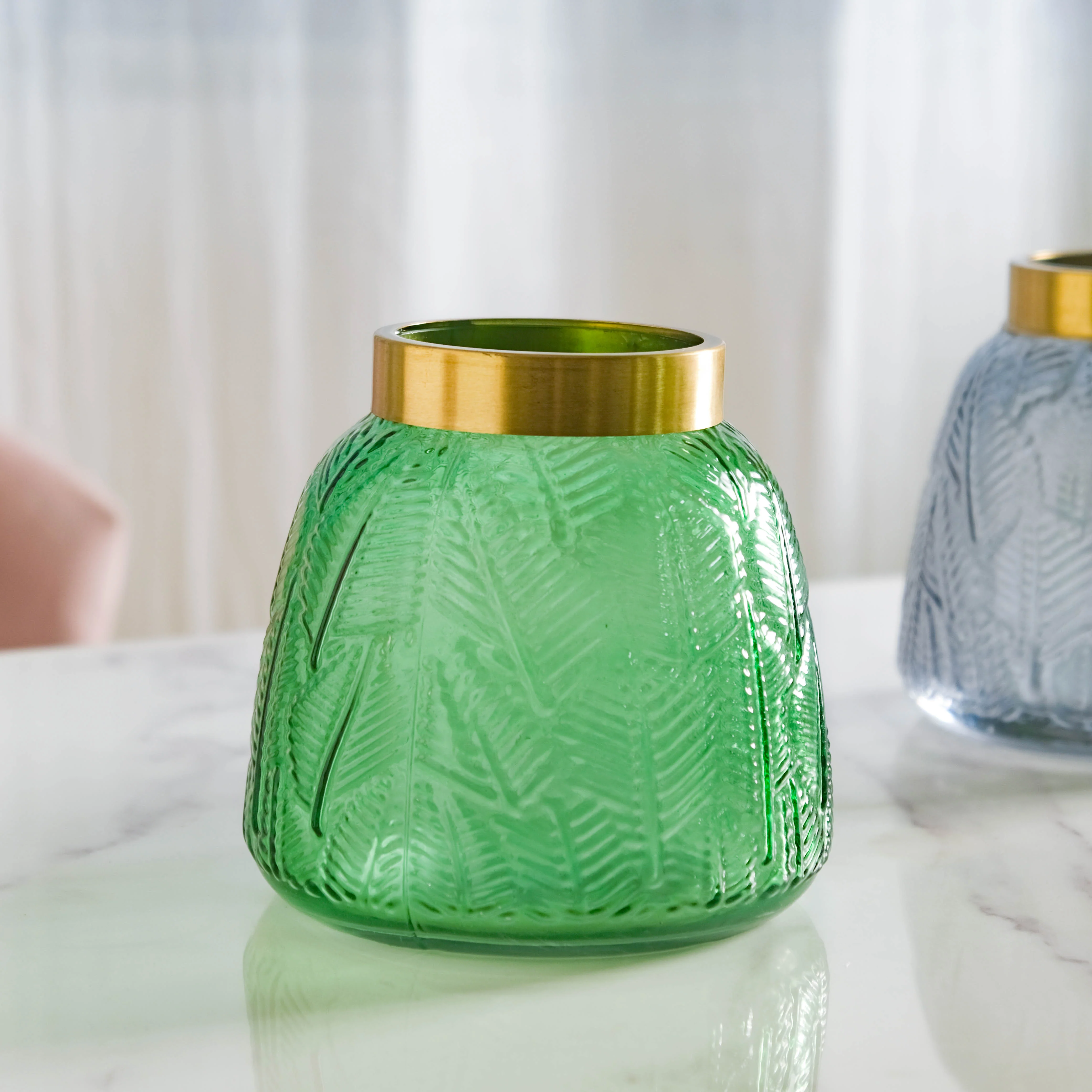 Small Bottle Glass Vase - Image 8