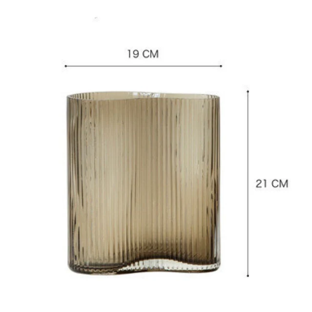 Small Contemporary Glass Vase - Image 5