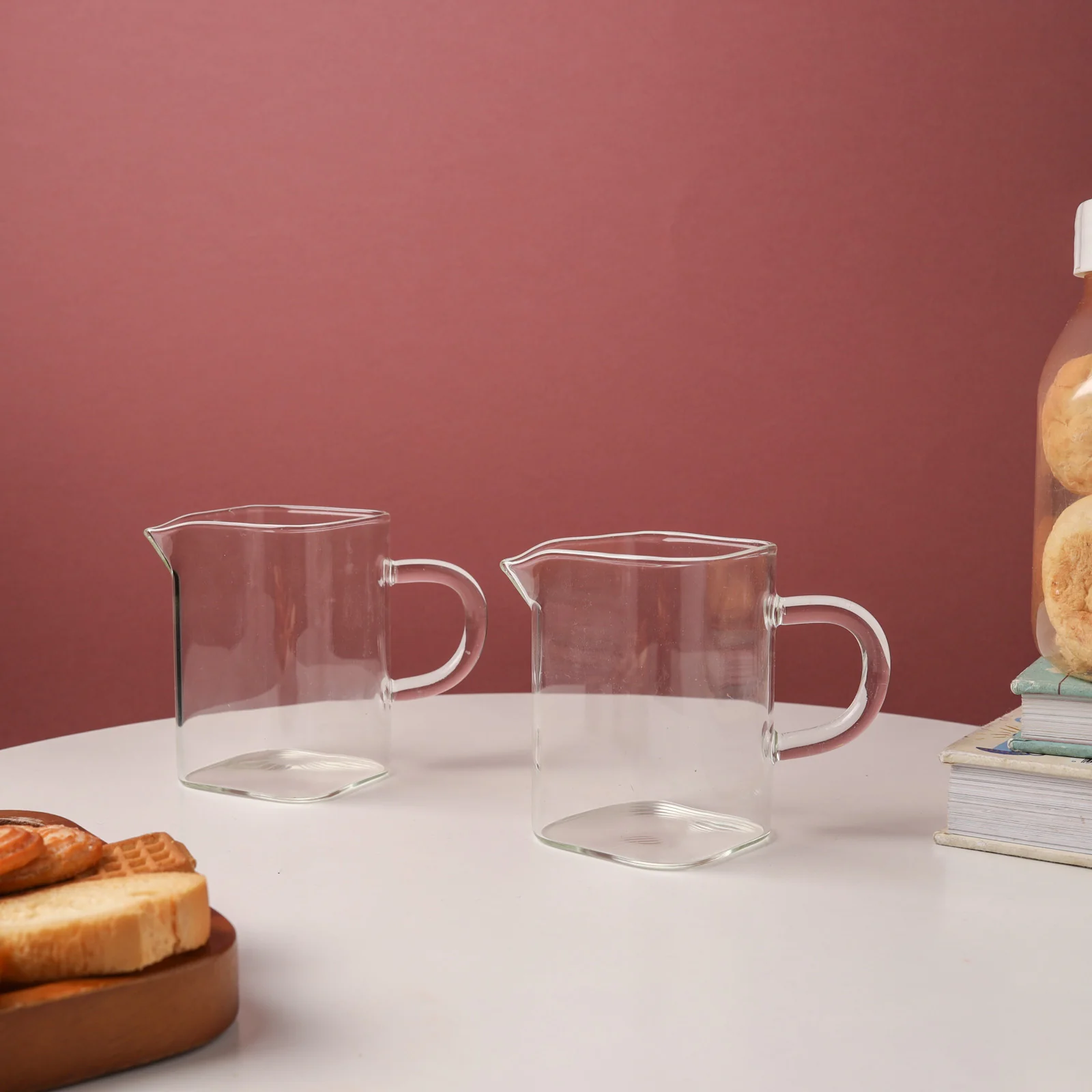 Small Glass Jug Set of 2 - Image 4