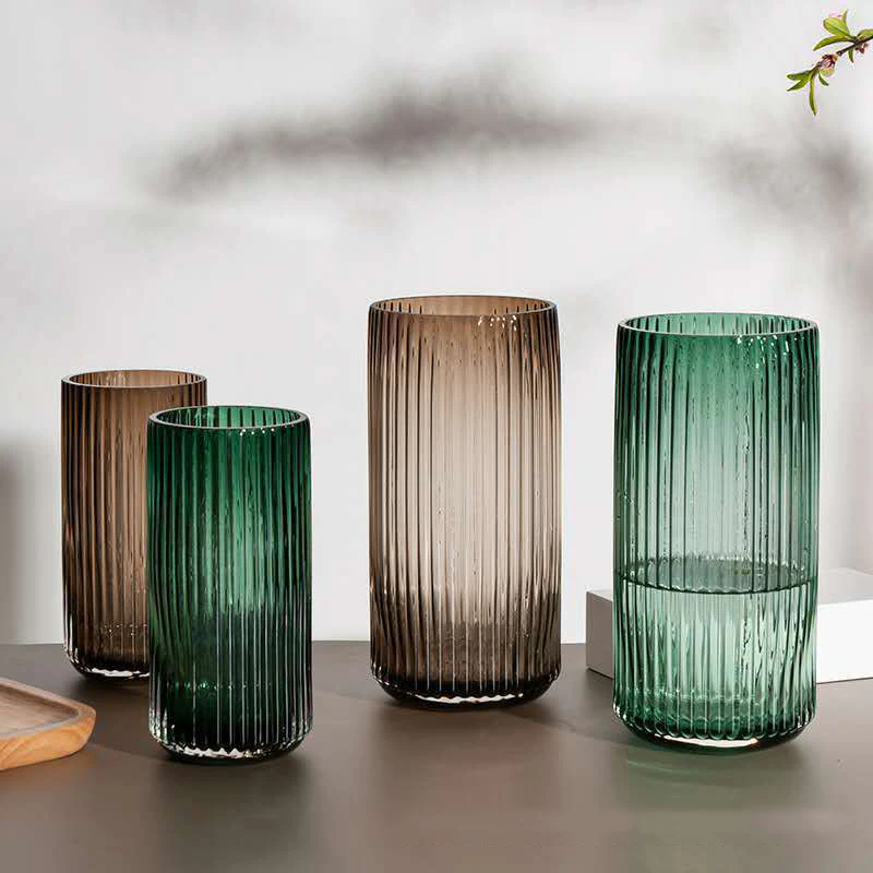 Small Glass Tube Vase - Image 2