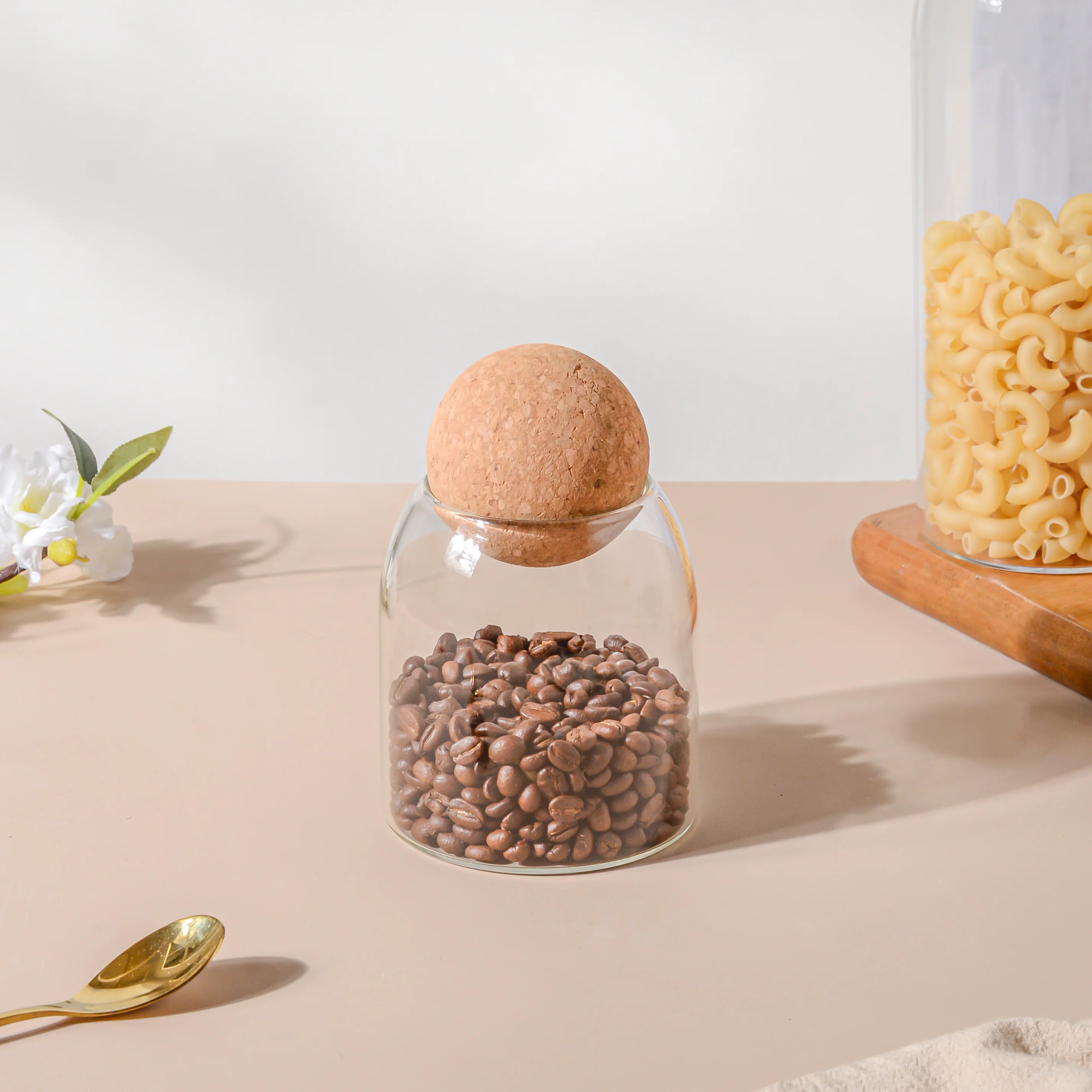 Small Jar with Cork Lid