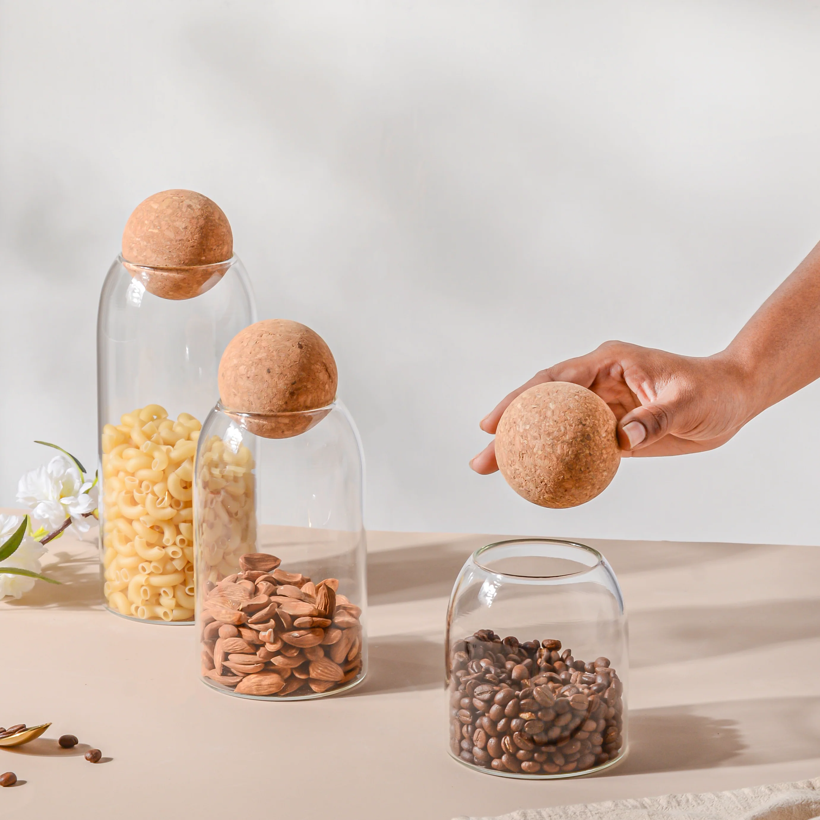 Small Jar with Cork Lid - Image 6