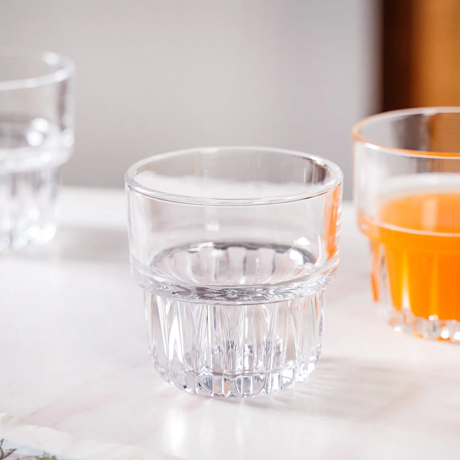 Small Stackable Juice Glass Set Of 6 250ml - Image 7