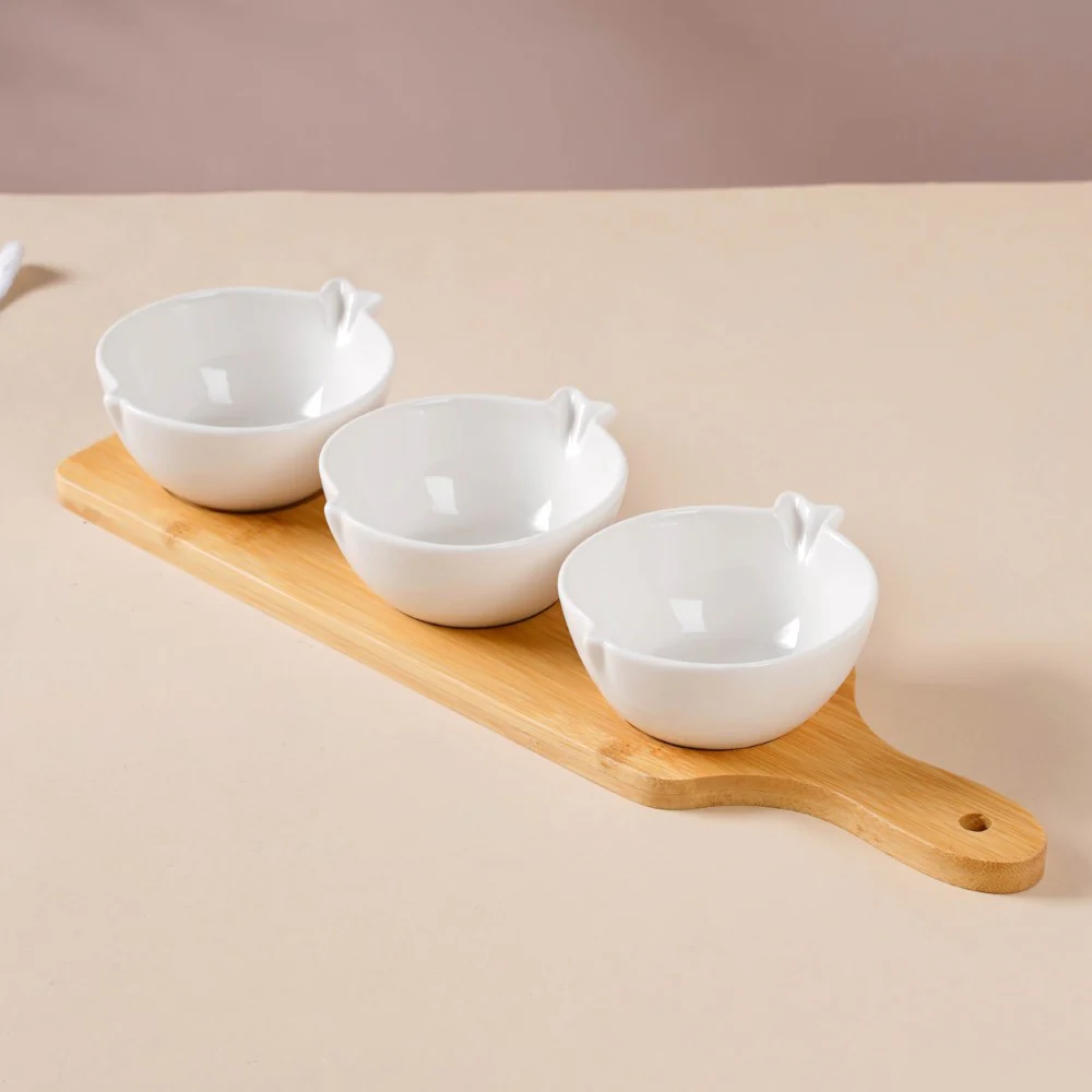 Snack-a-bite Bowls With Tray Gift Hamper Set Of 8 - Image 3