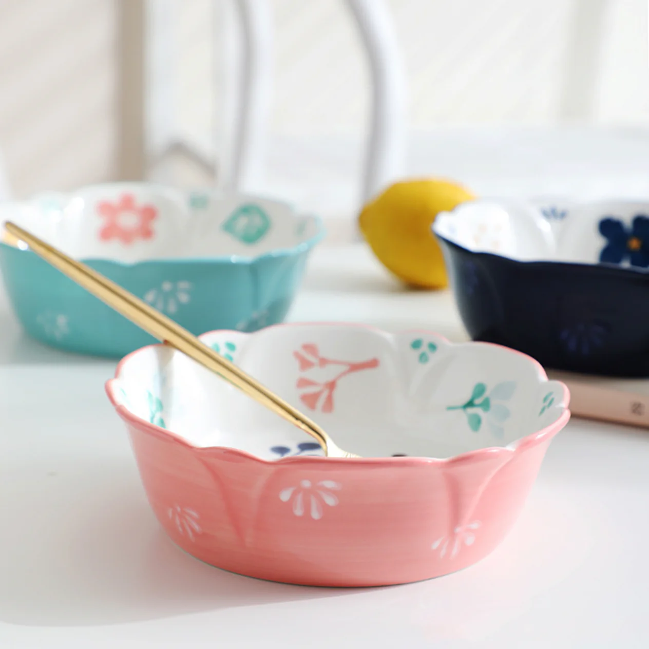 Snack Bowl with Wavy Rim 300 ml - Image 6