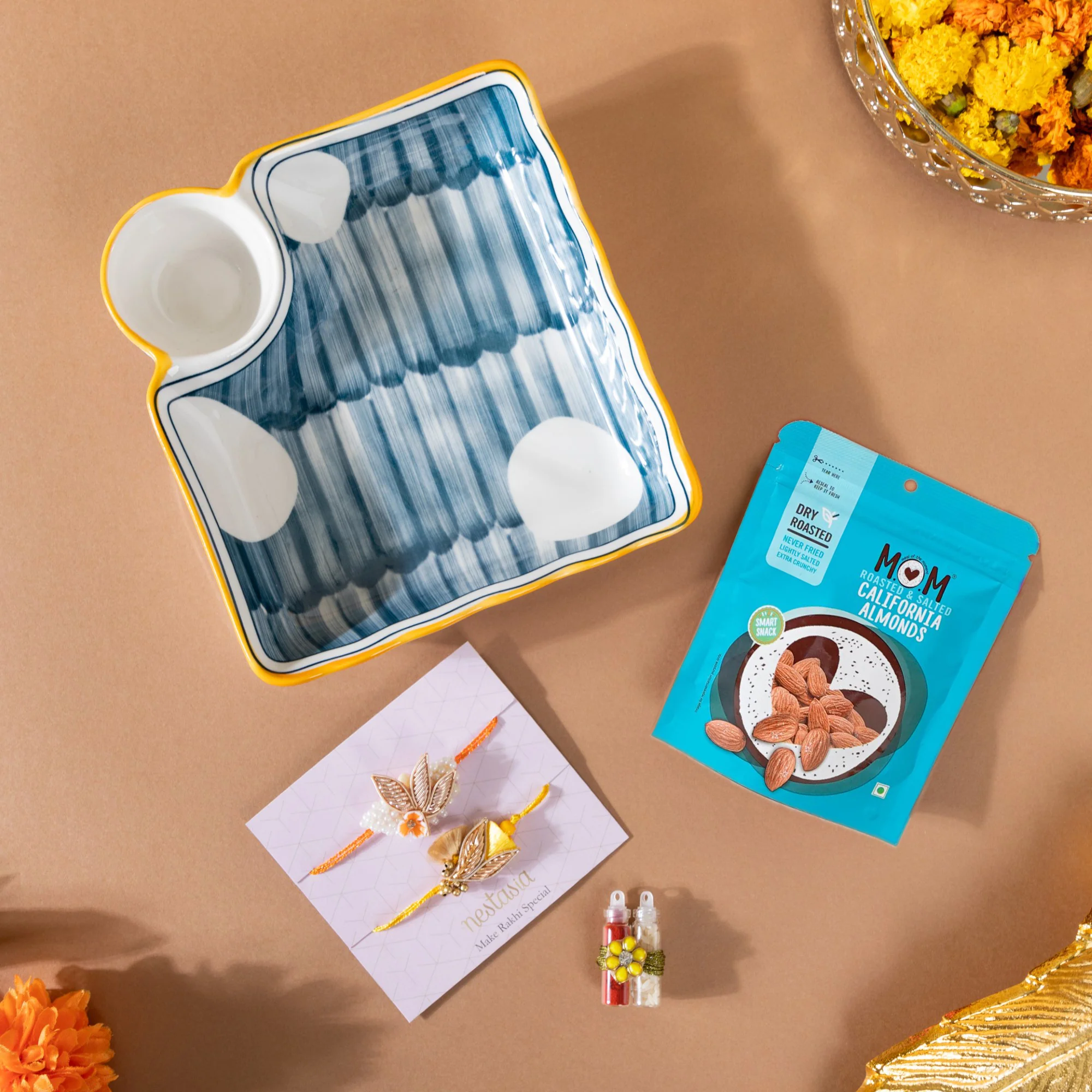 Snack O' Clock Rakhi Hamper Set Of 4 - Image 2