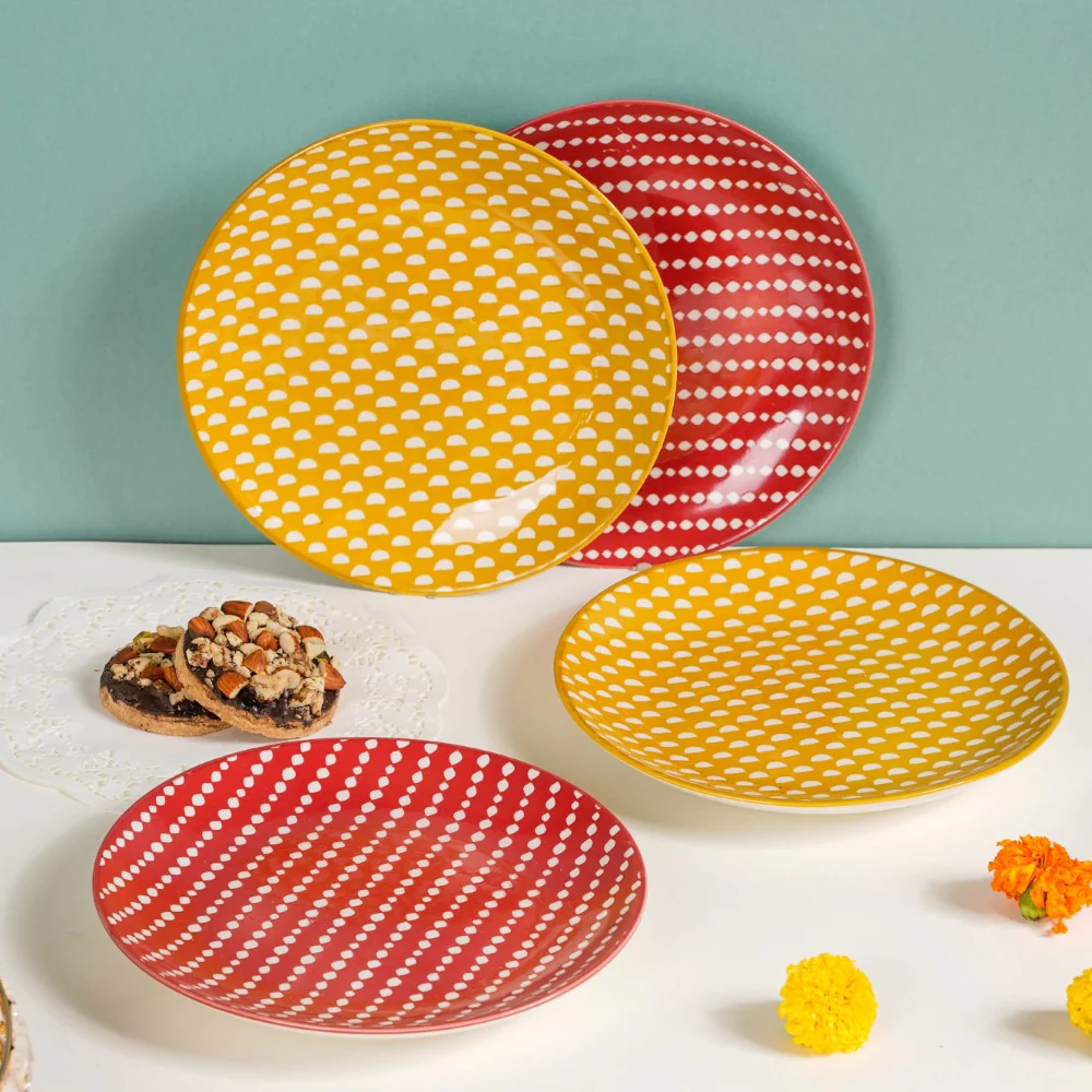 Snack Plates Rakhi Gift Hamper Set Of 5 - Image 7