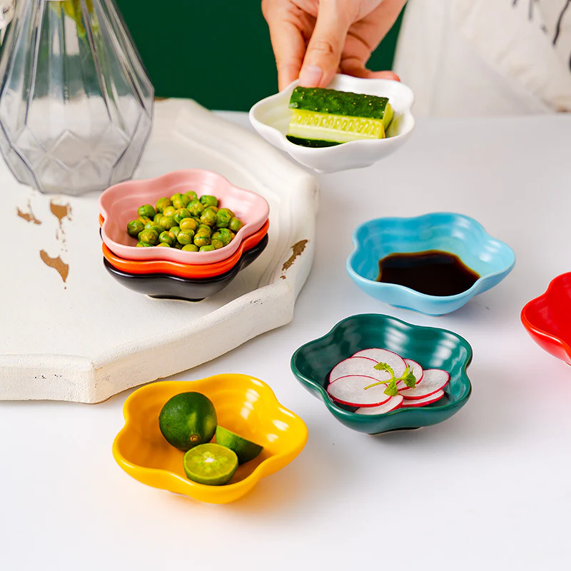 Snow White Floral Dip Bowl - Image 9