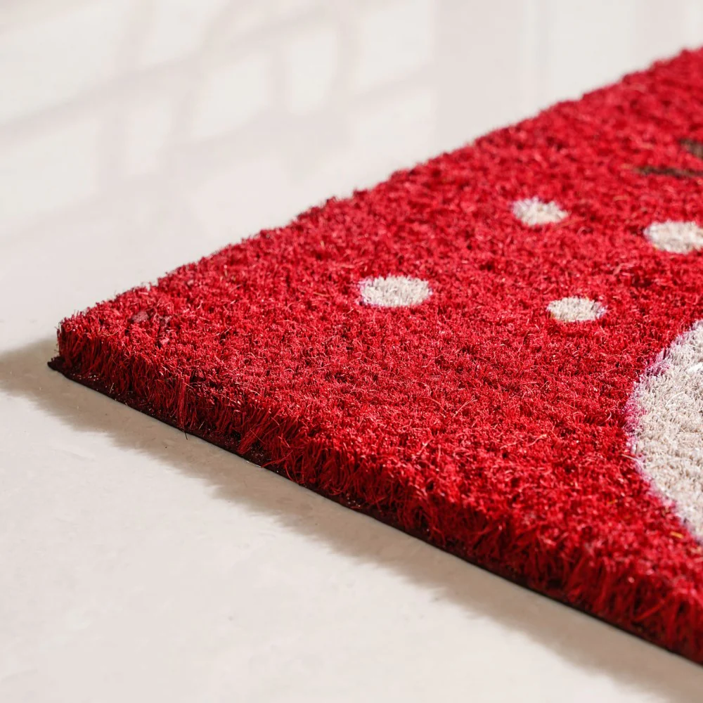 Snowman Coir Doormat 23.5 x 15.5 Inches - Image 5