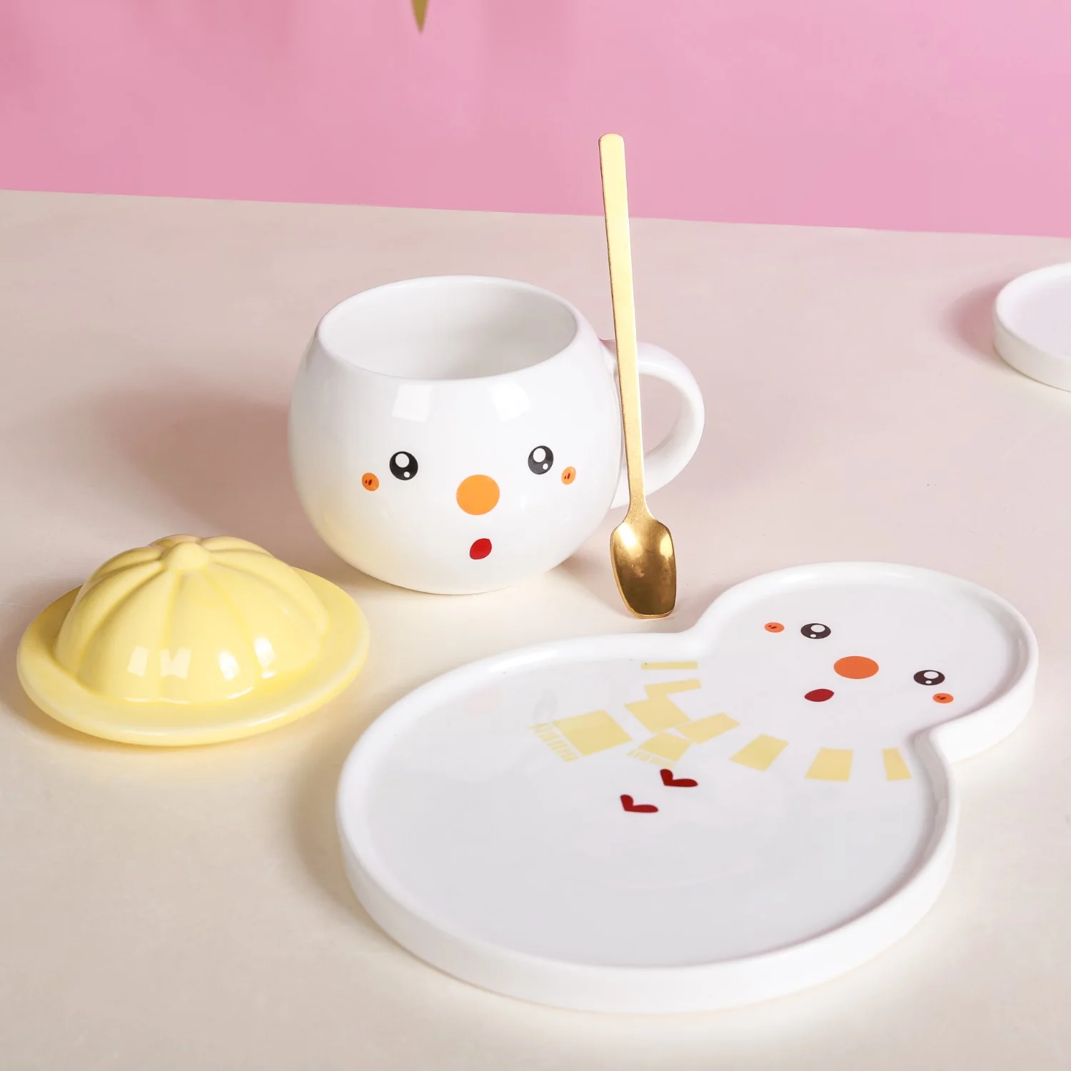 Snowman Plate And Cup Set - Image 5