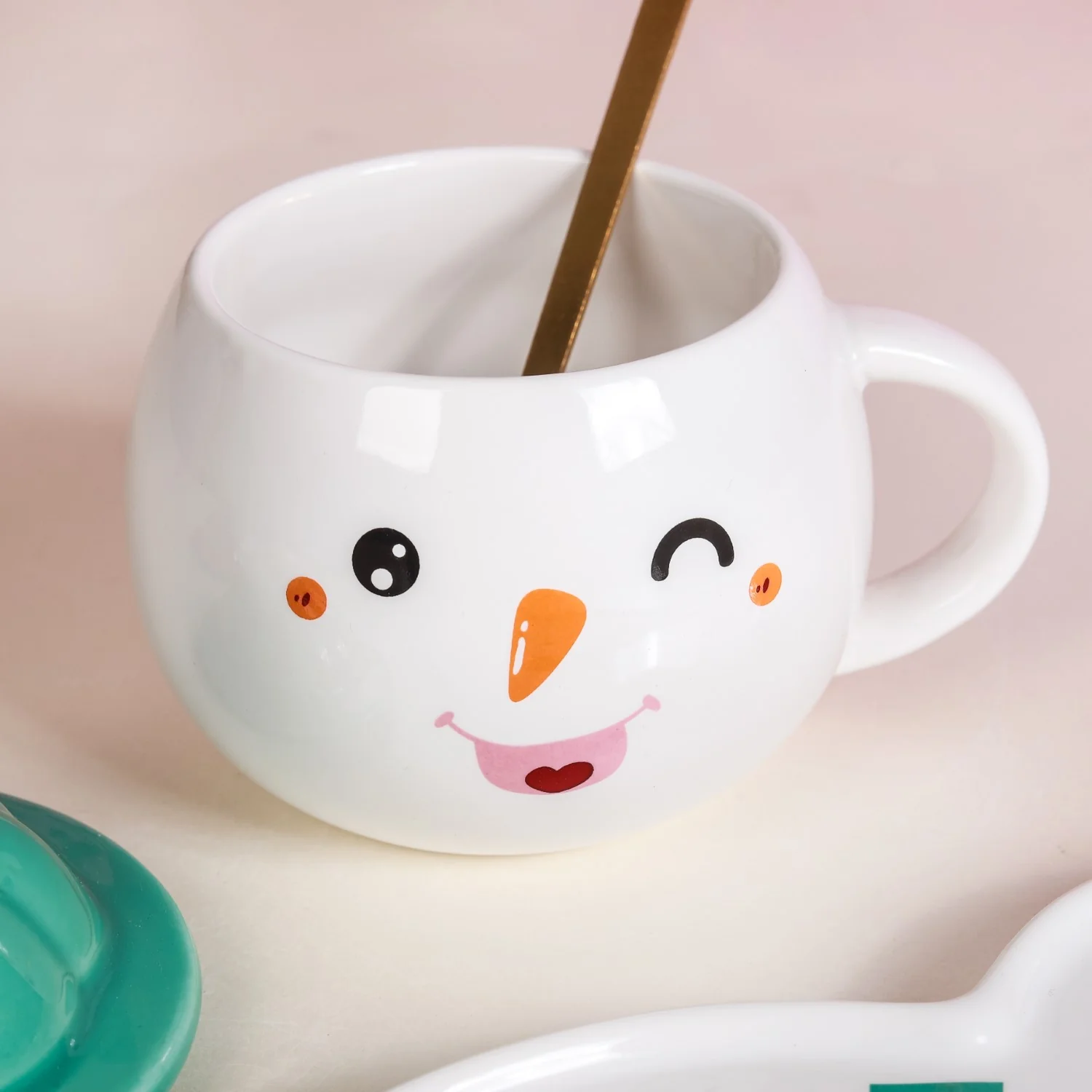 Snowman Plate And Cup Set - Image 9