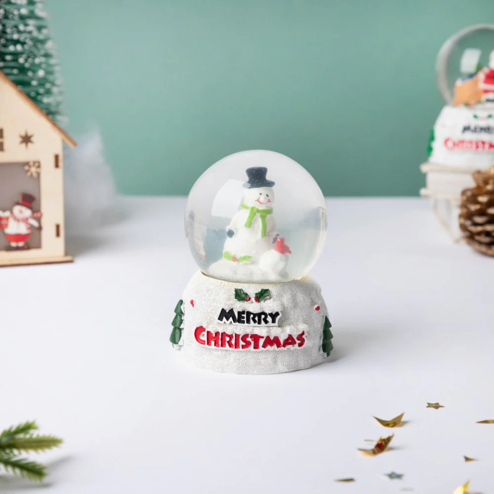 Snowman Snow Globe LED Light Large - Image 3