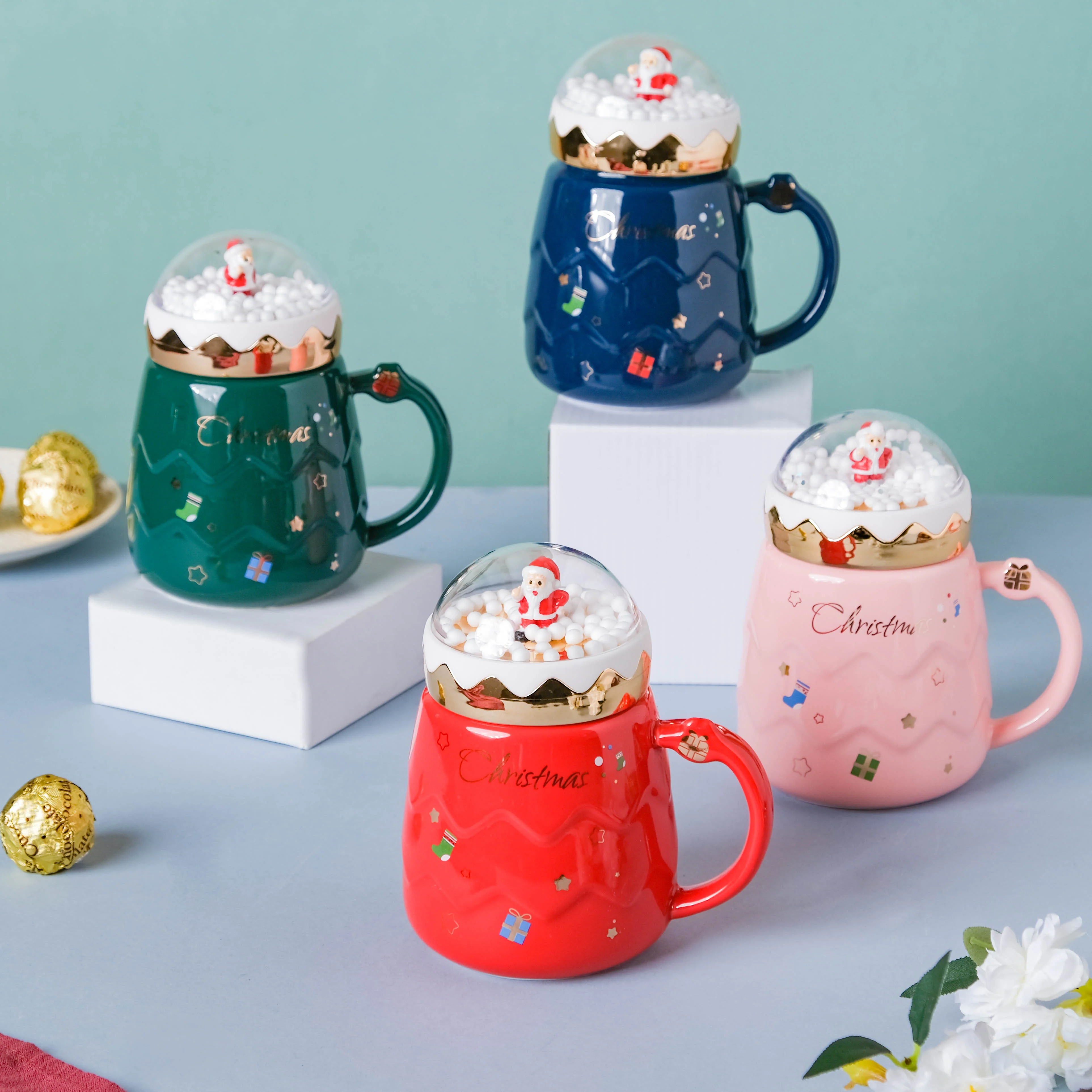 Snowy Christmas Mug - Image 2