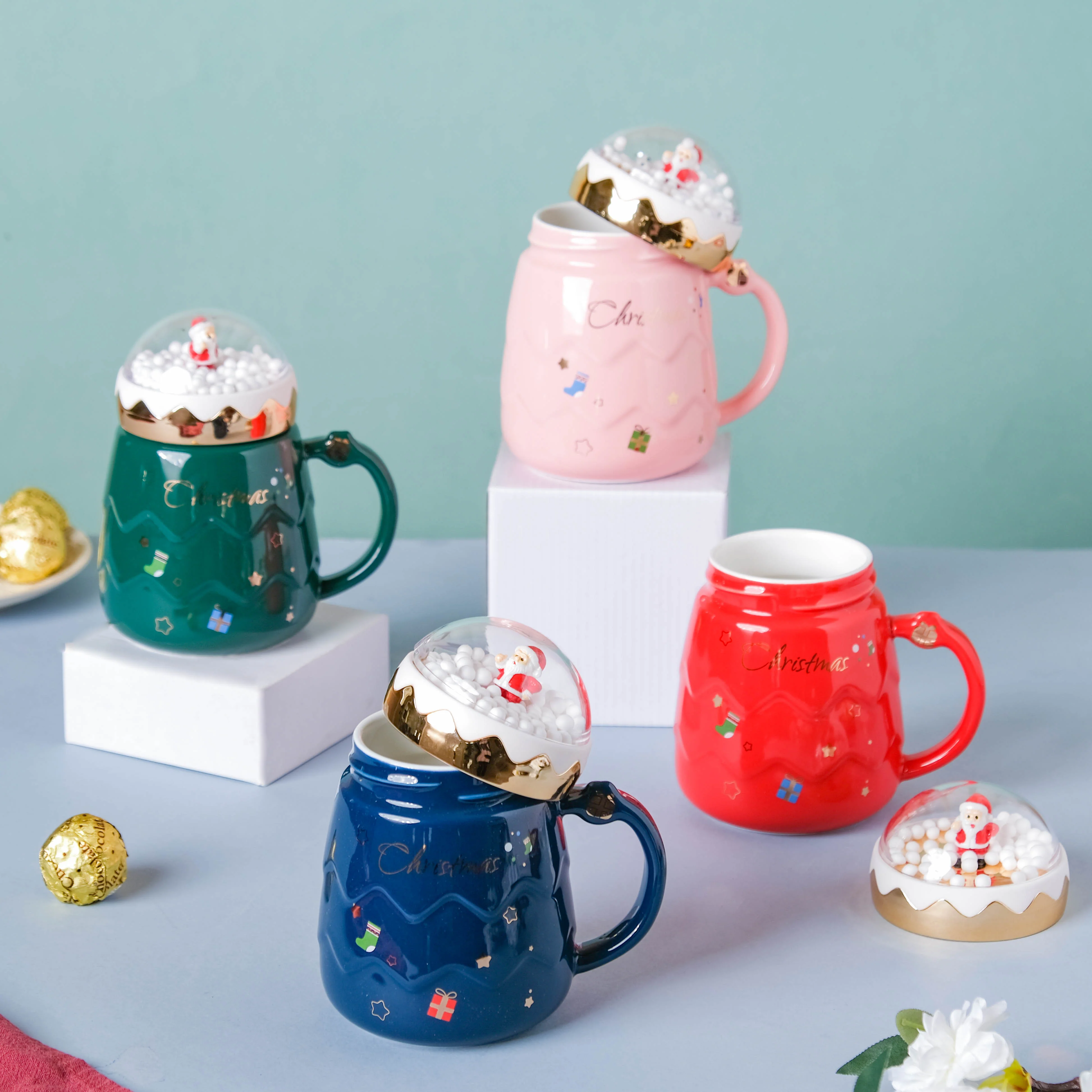 Snowy Christmas Mug - Image 5