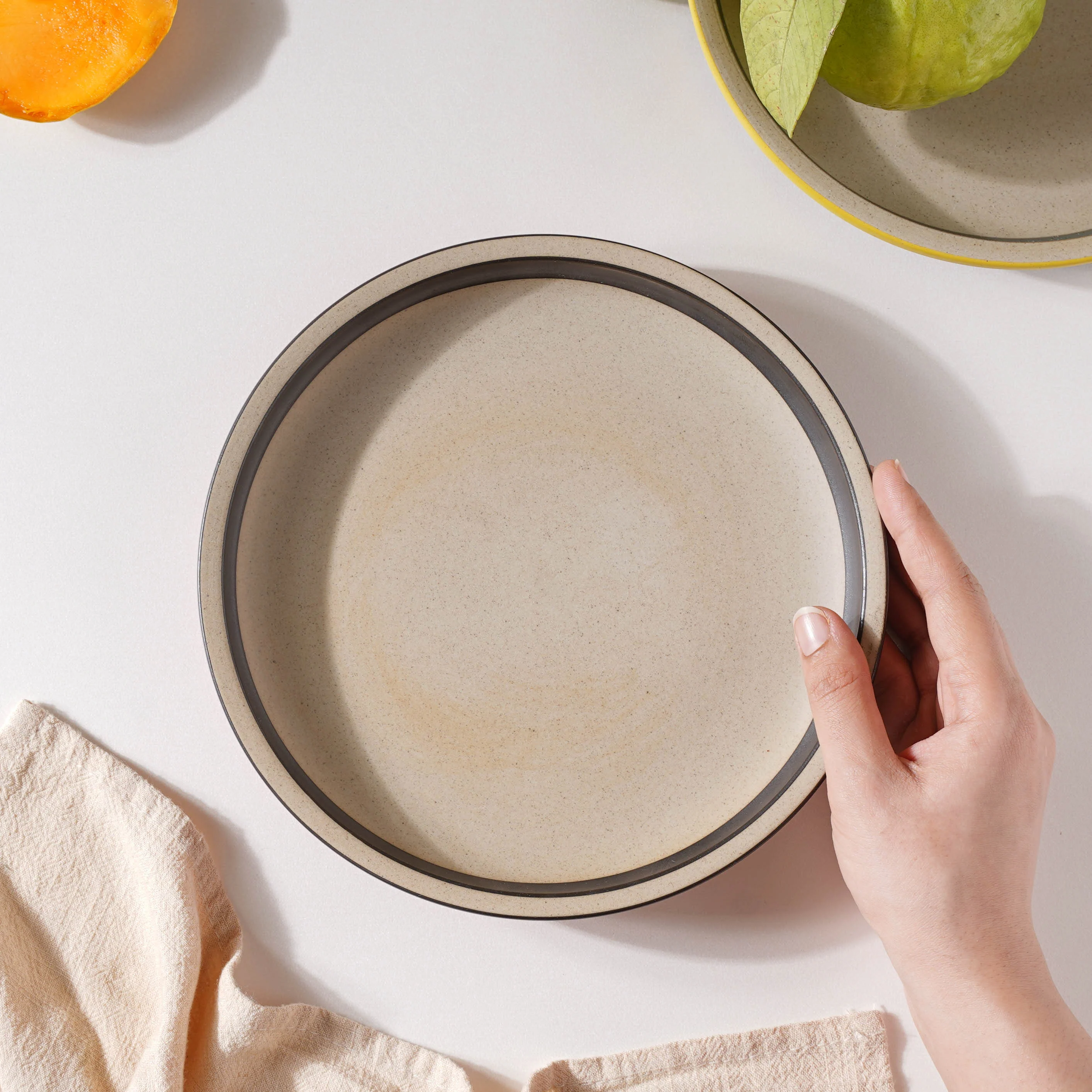 Soboku Red Snack Plate 8 Inch - Image 3