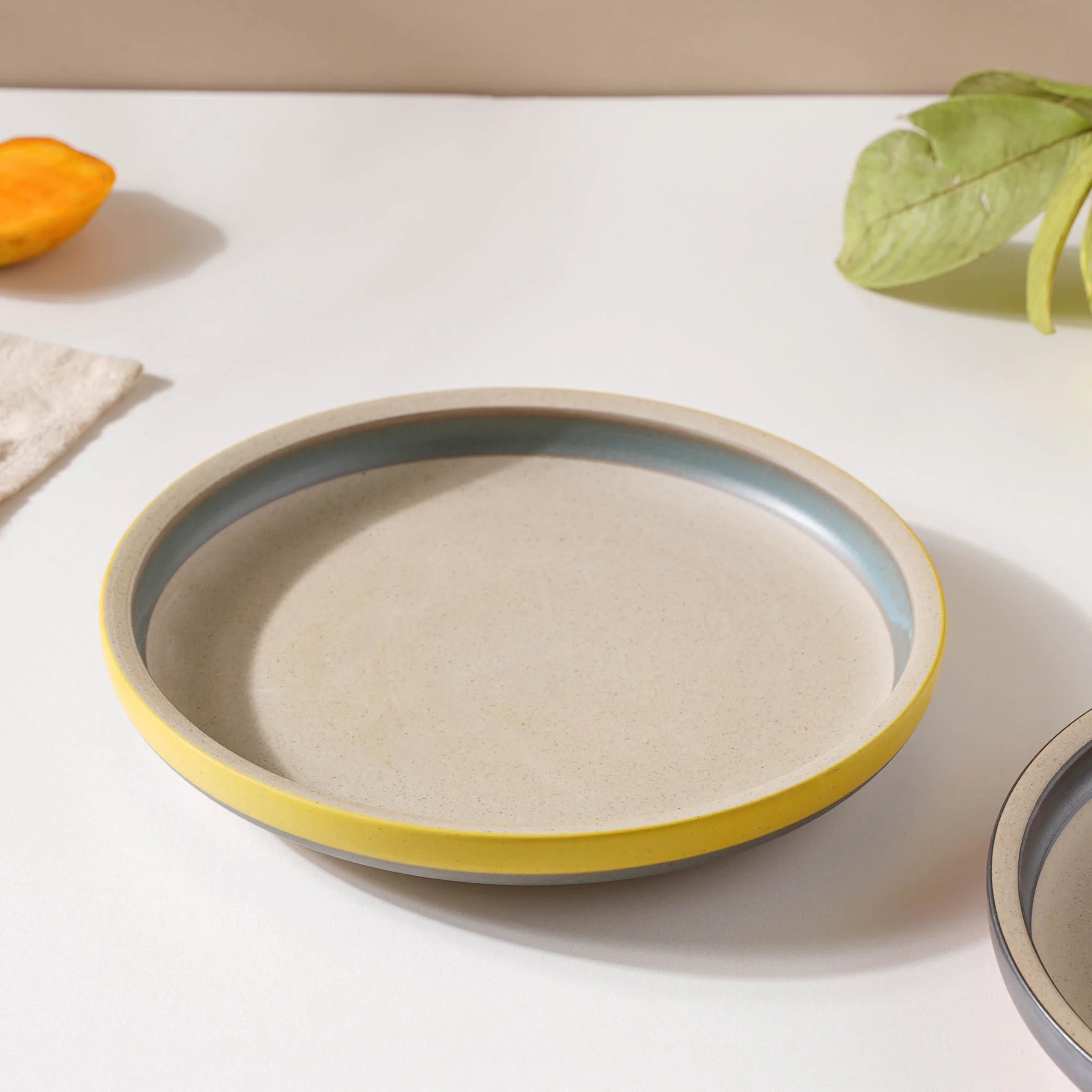 Soboku Yellow Snack Plate 8 Inch - Image 10
