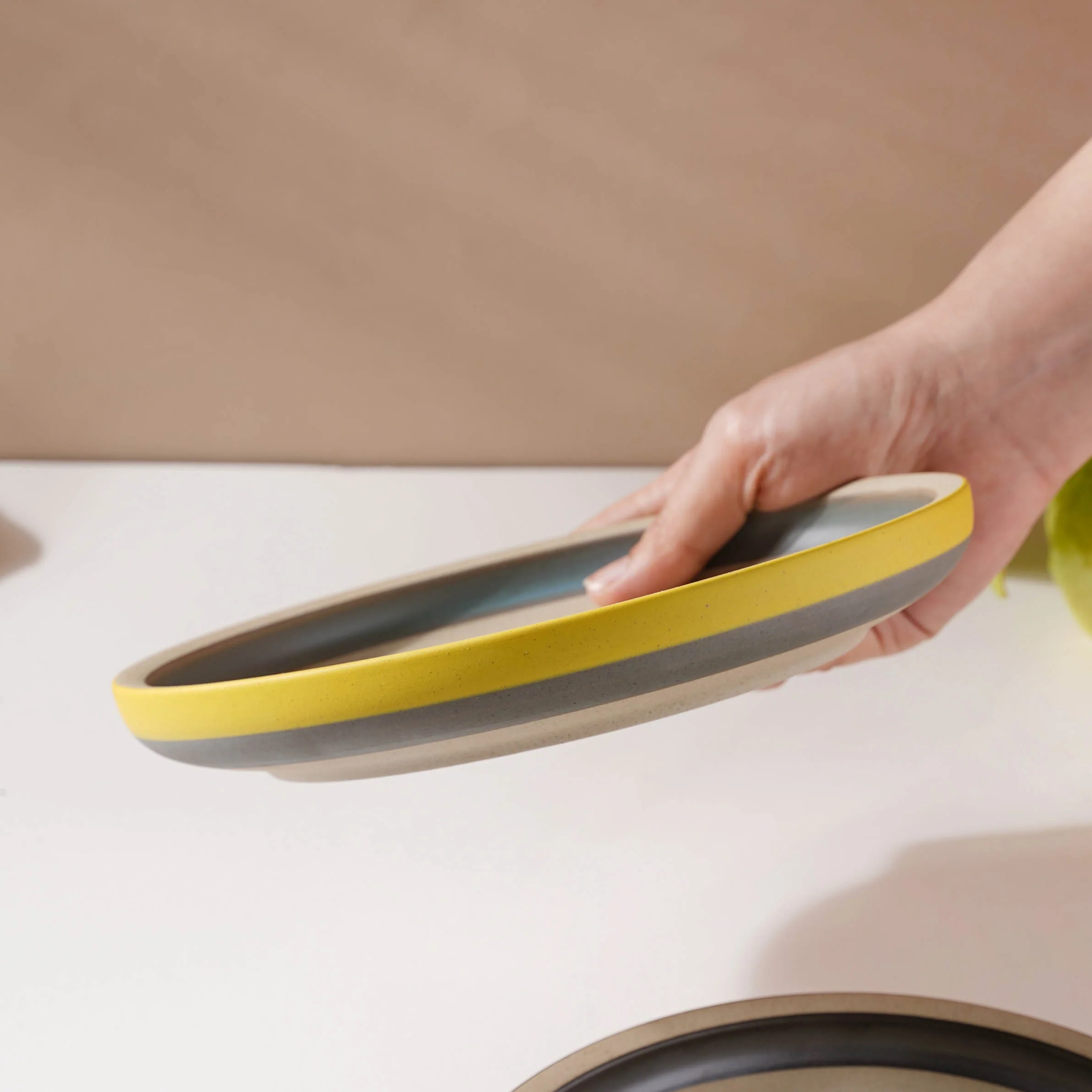 Soboku Yellow Snack Plate 8 Inch - Image 11