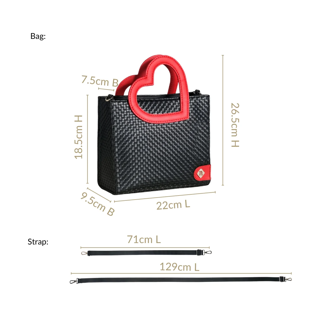 Soi Heart Handle Handbag - Image 4