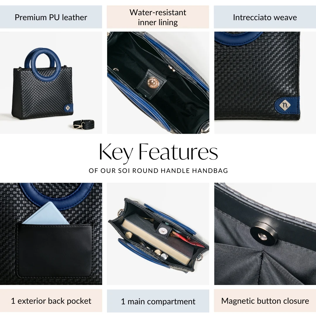 Soi Round Handle Handbag - Image 5