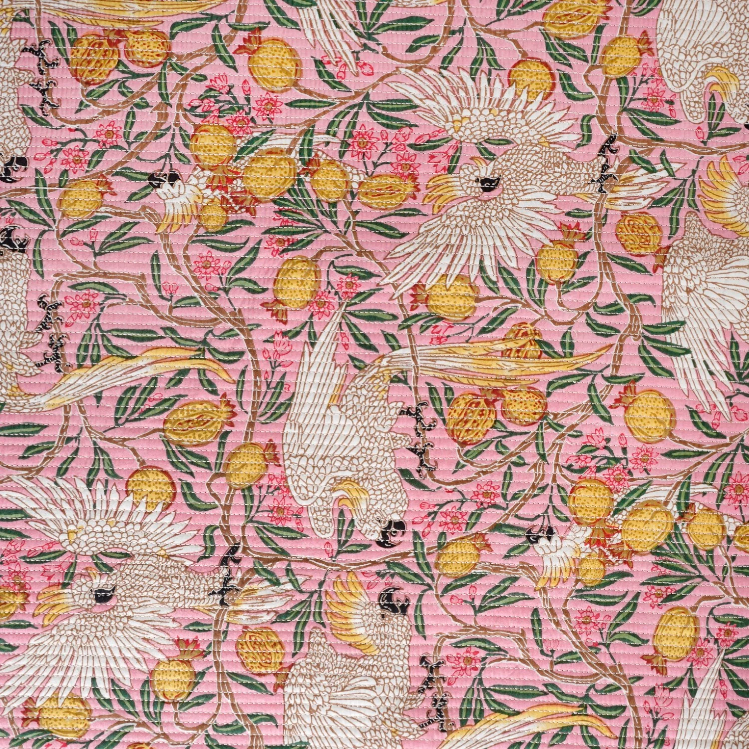 Songbird Quilted Cotton Quilted Bedcover 250x220cm - Image 6