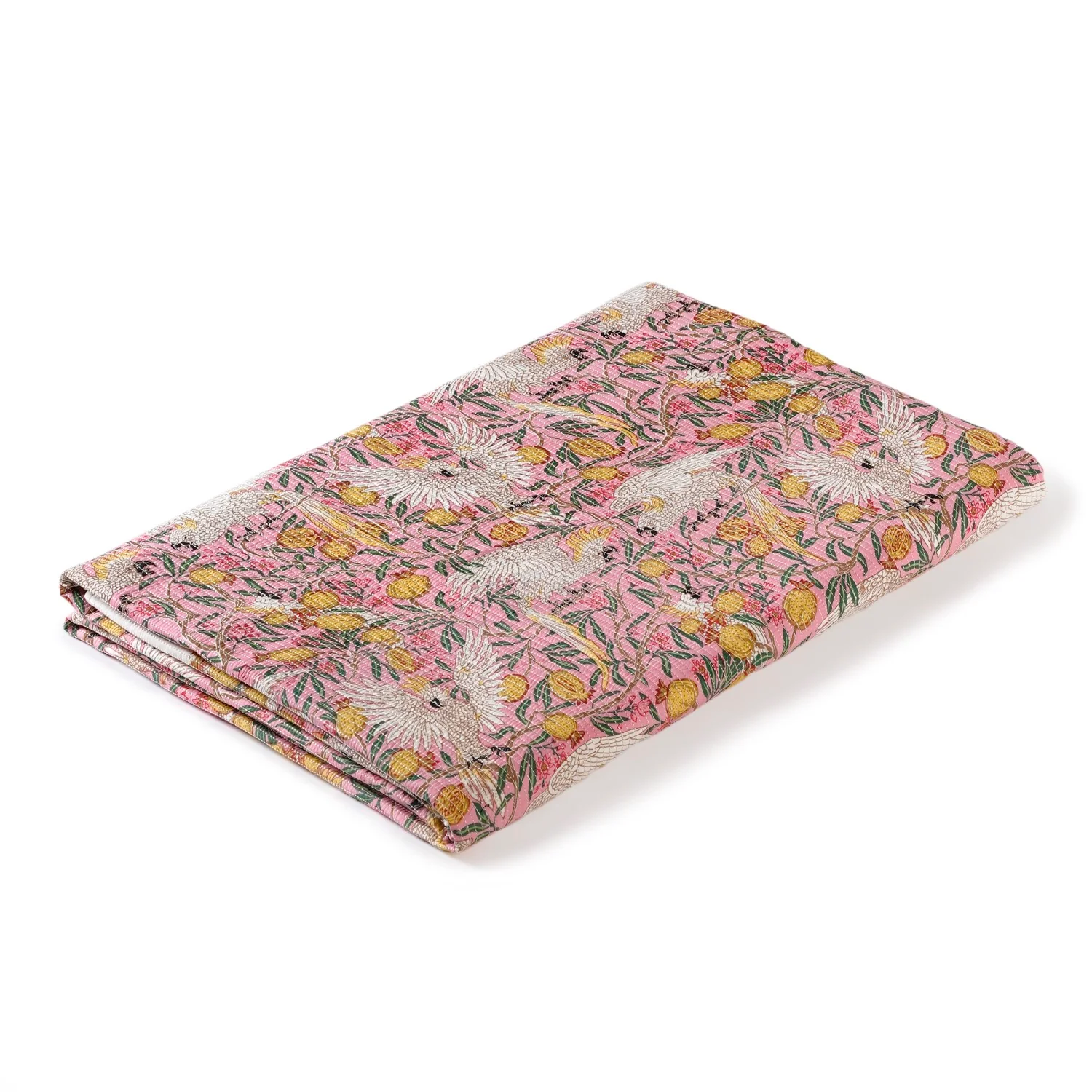 Songbird Quilted Cotton Quilted Bedcover 250x220cm - Image 7