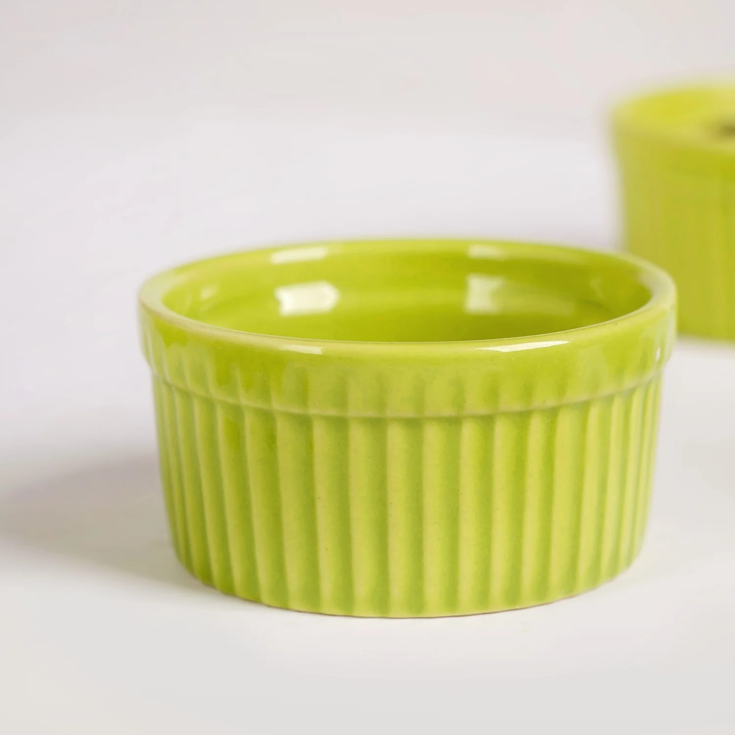 Souffle Ramekin Set Of 6 Green 150ml - Image 7