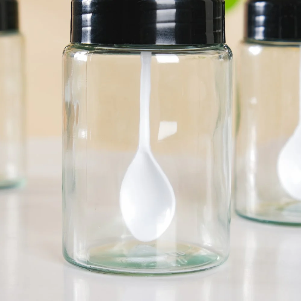 Spice Jar With Spoon Set Of 3 - Image 4