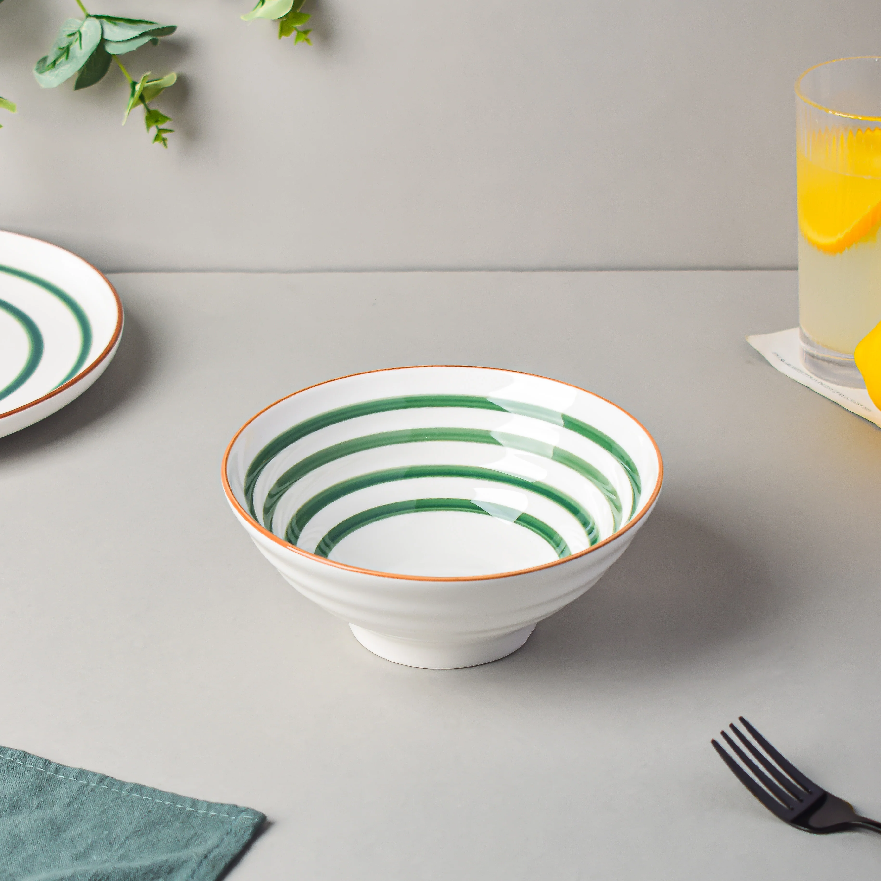 Spiral Green 22 Piece Dinner Set For 6 - Image 6