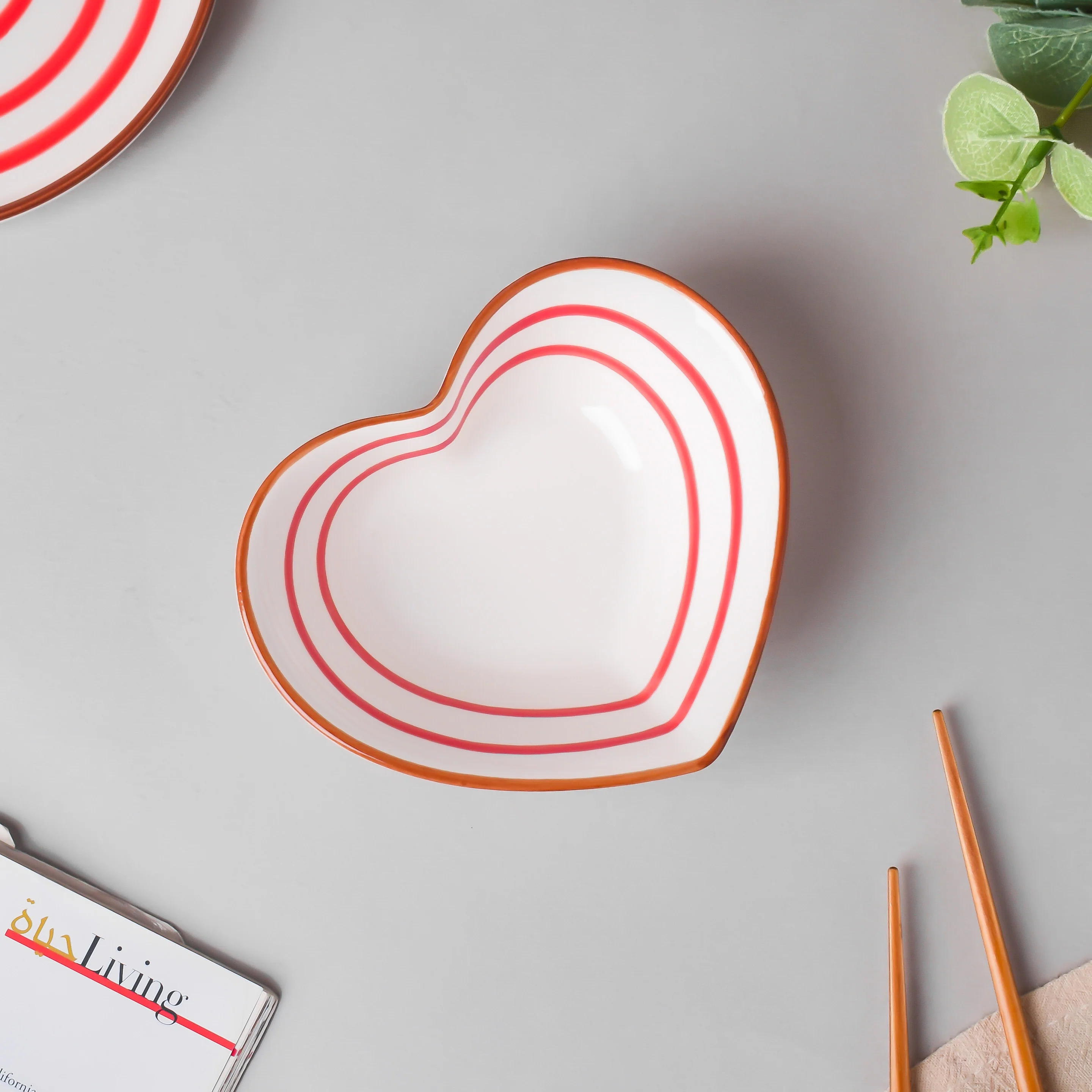 Spiral Red 22 Piece Dinner Set For 6 - Image 6