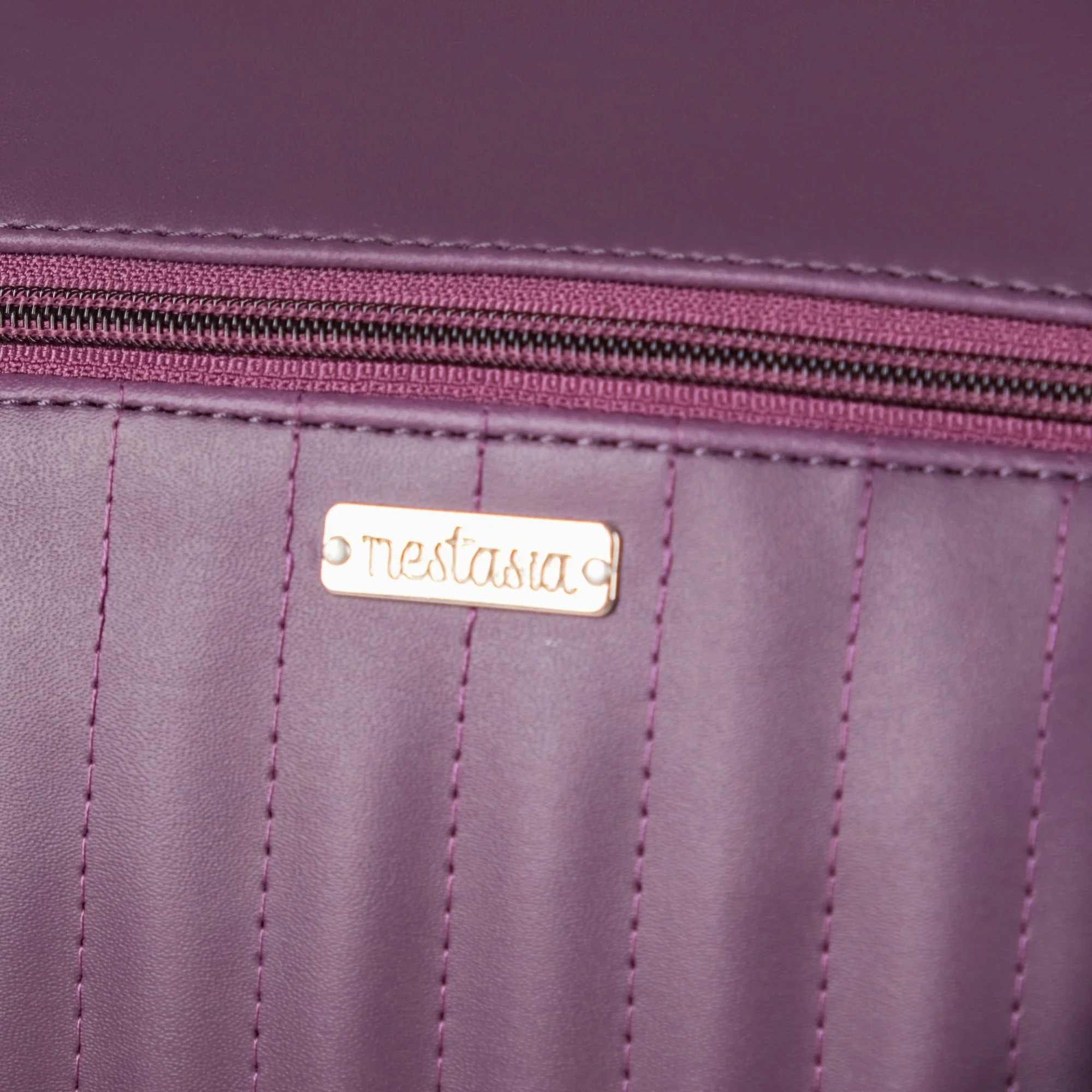 Sporty Duffel Bag Purple Large 17x9 Inch - Image 12