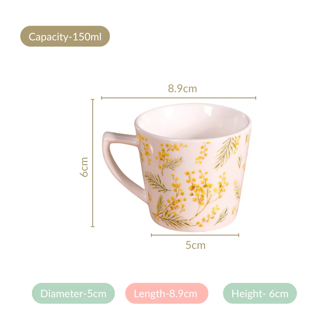 Tulip Of The Valley Tea Cup Set Of 6 150ml - Image 4