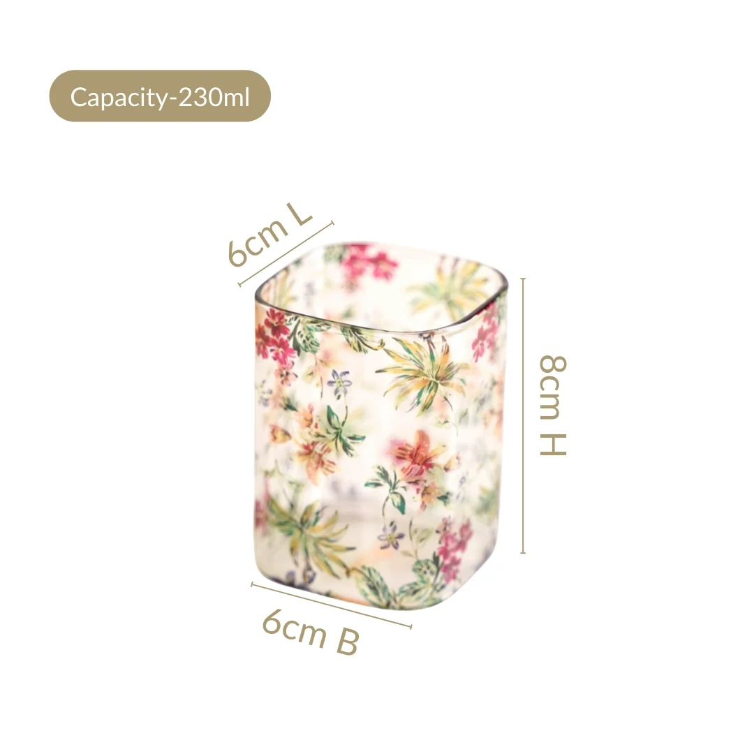 Springtime Borosilicate Cocktail Glassware Set Of 4 230ml - Image 4