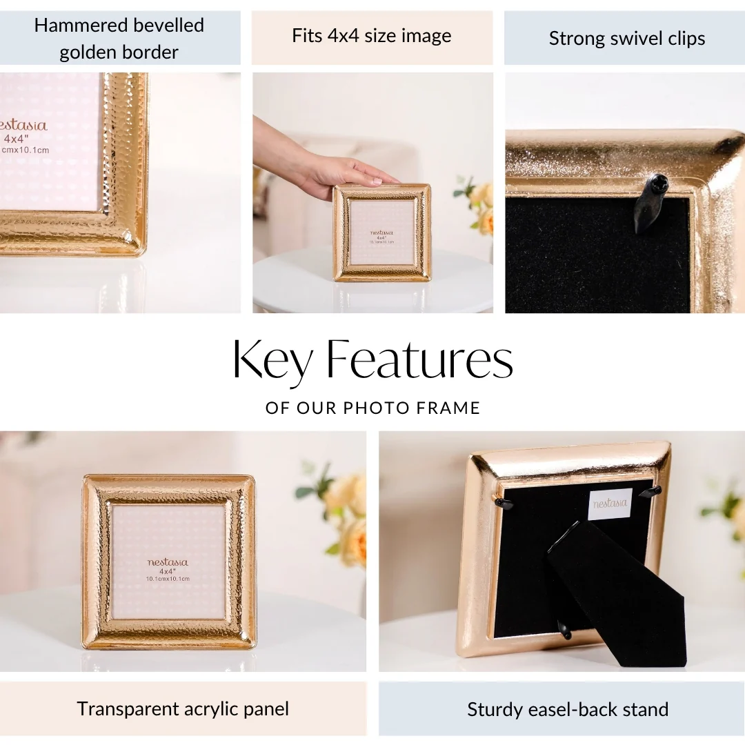 Square Bevelled Photo Frame Small 10x10cm - Image 5