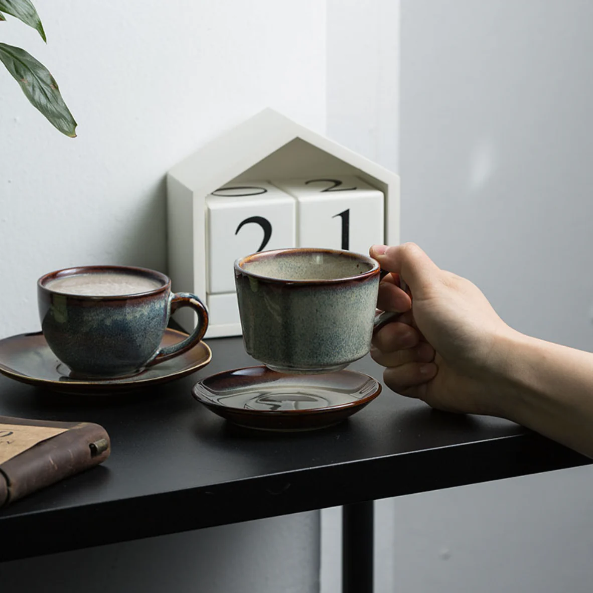 Square Cup and Saucer - Image 5