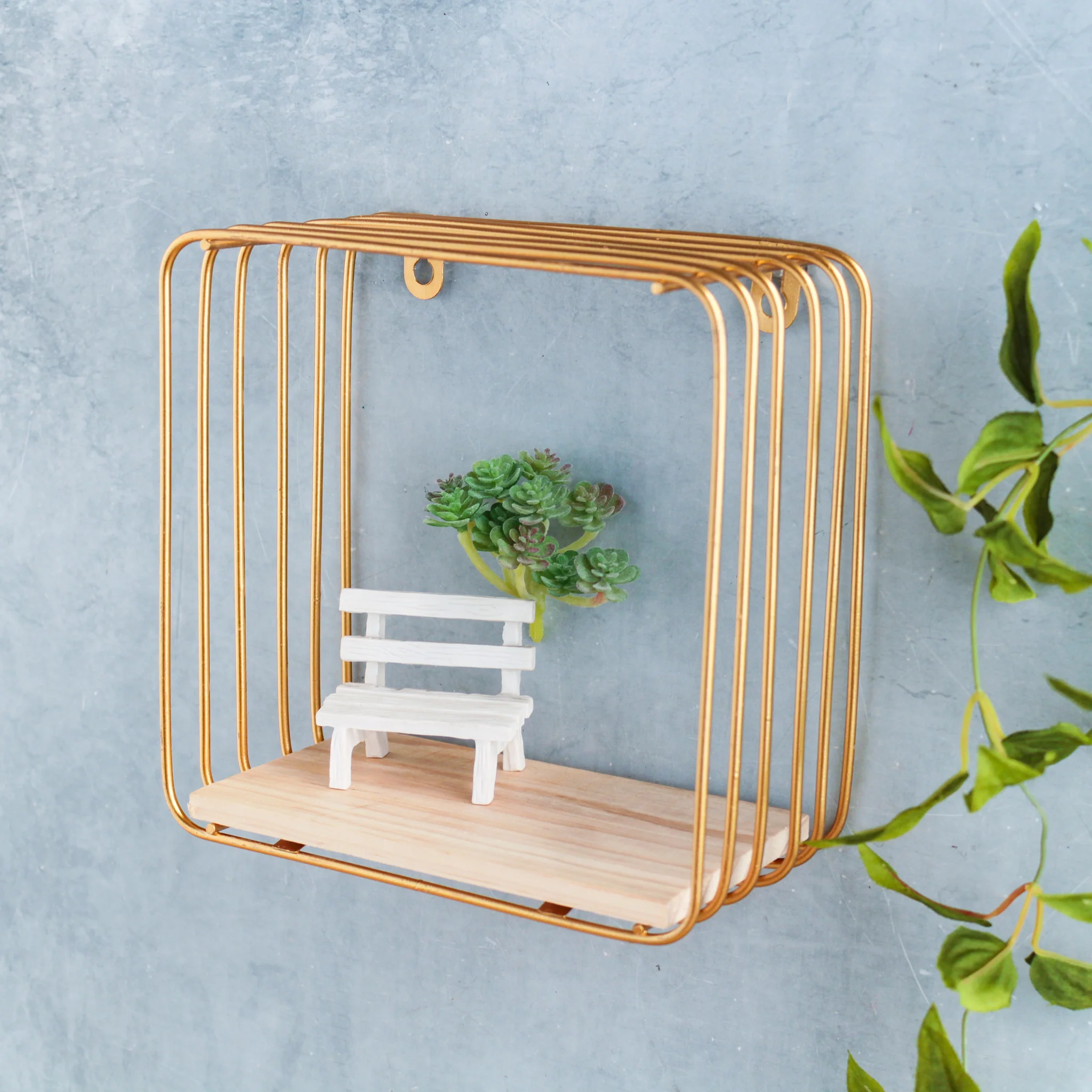 Square Metal Shelf
