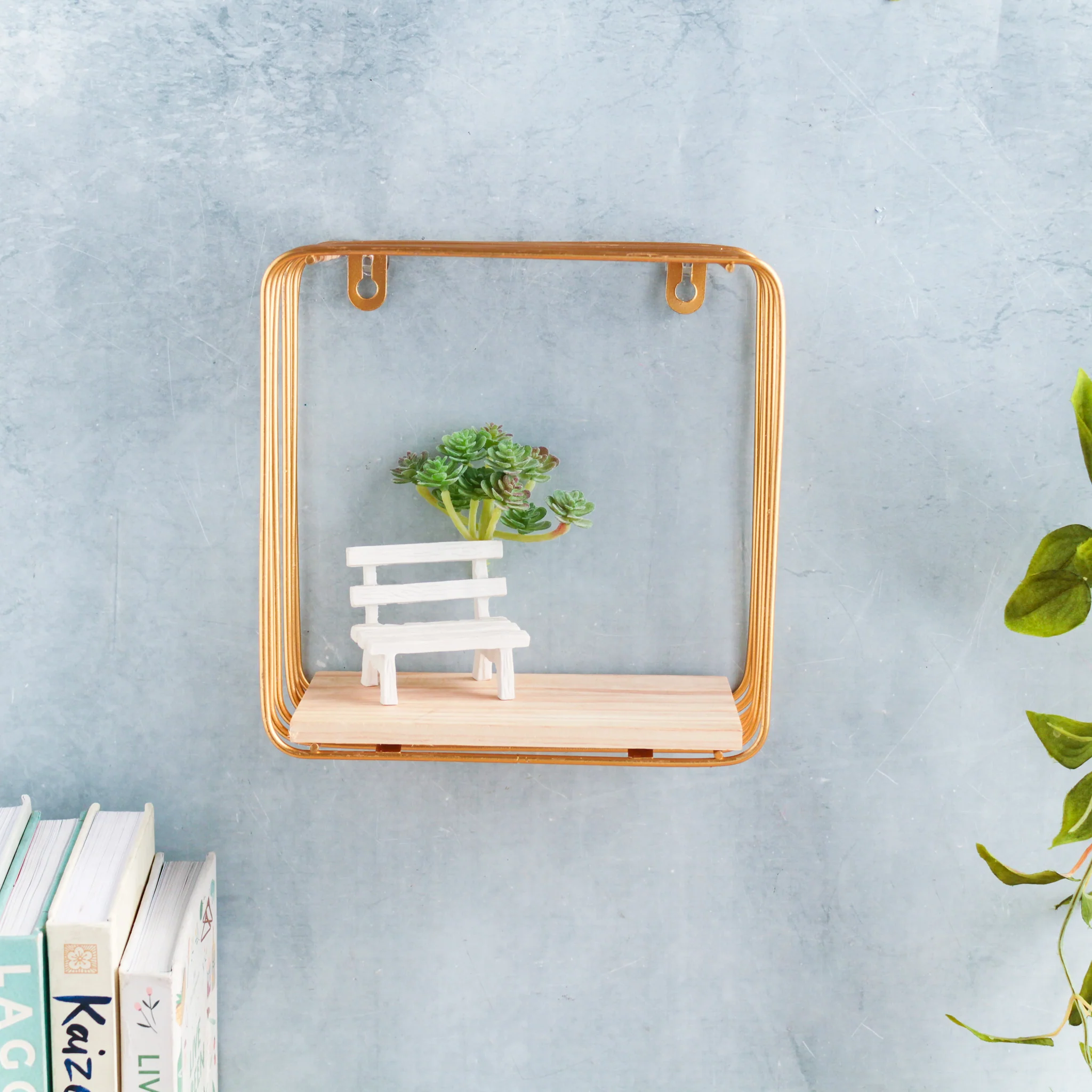 Square Metal Shelf - Image 4