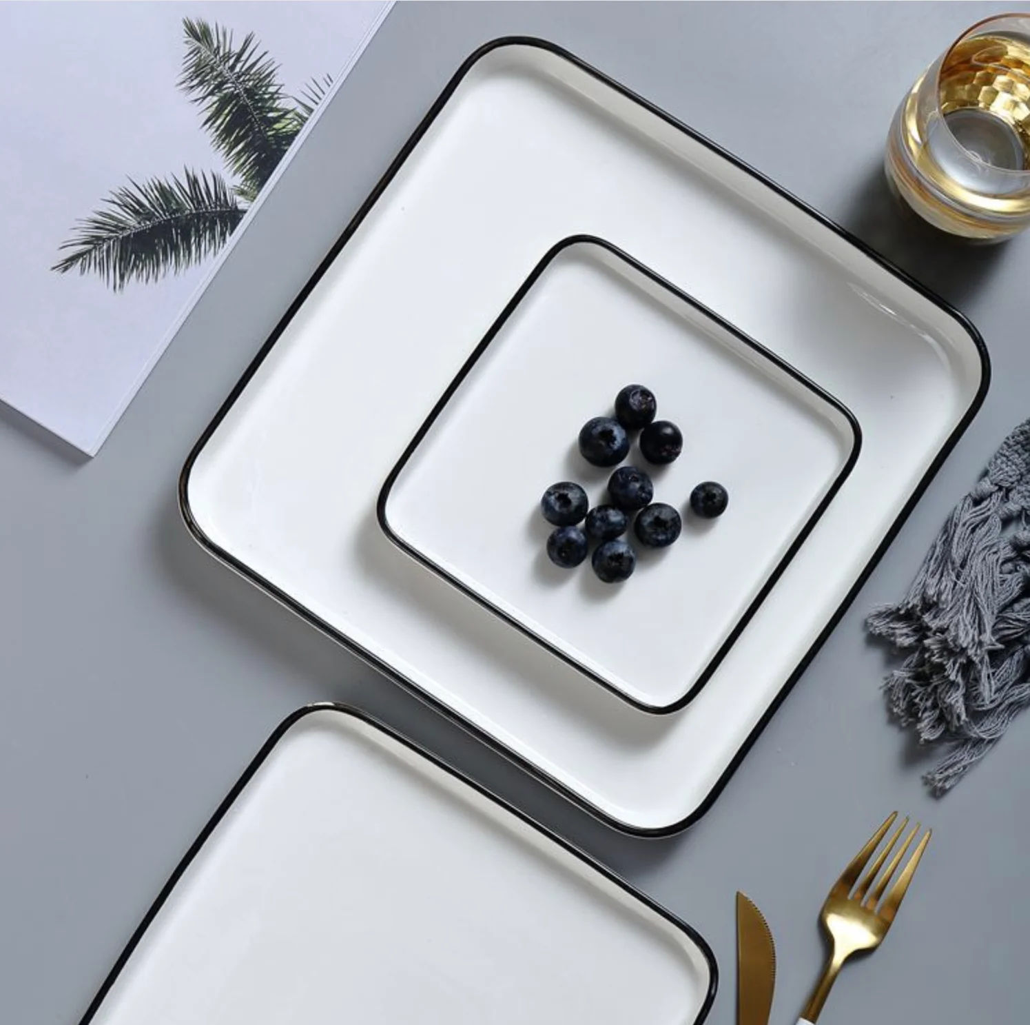 Square Salad Plate - Image 6