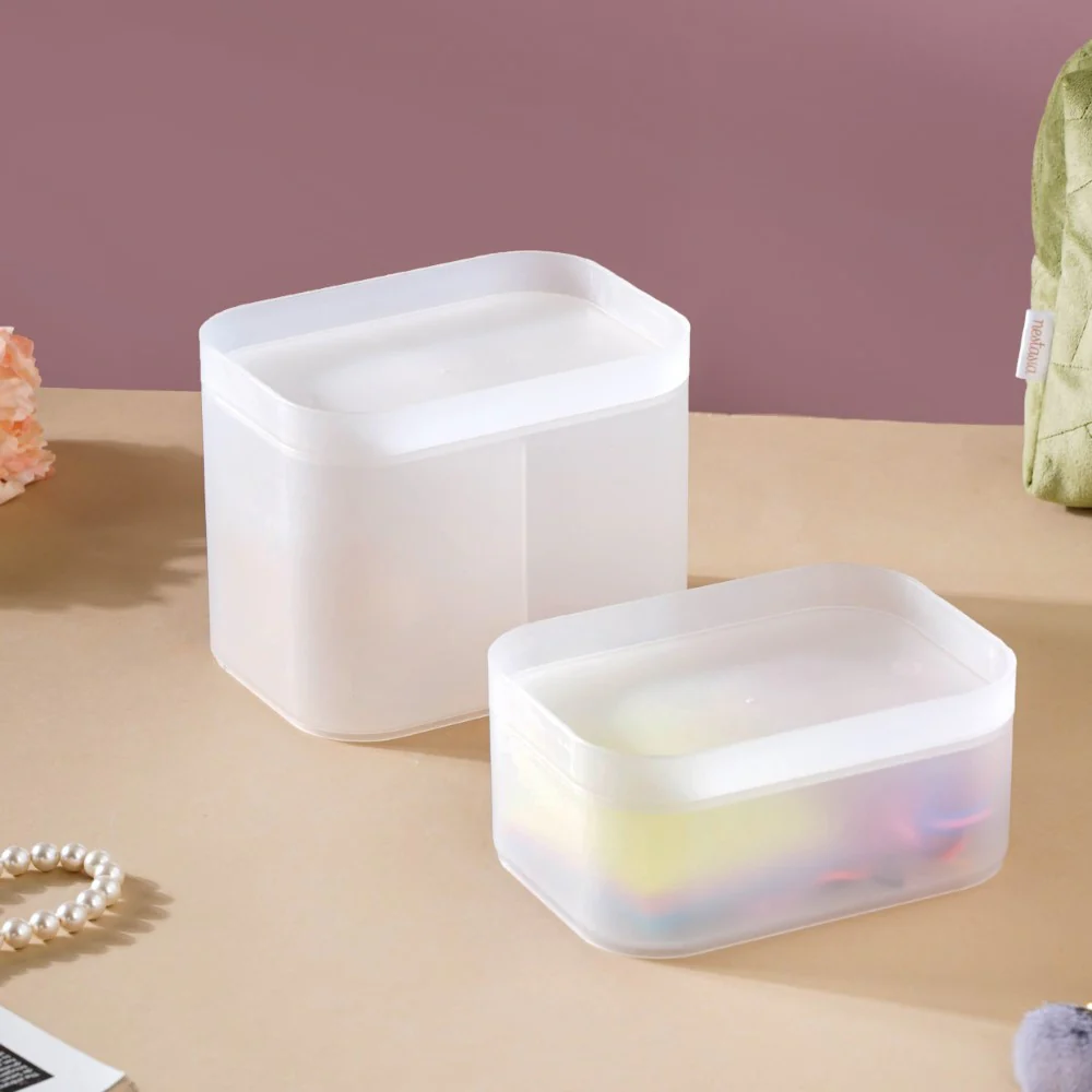 Stackable Desk Organizer Box Set Of 2 - Image 4