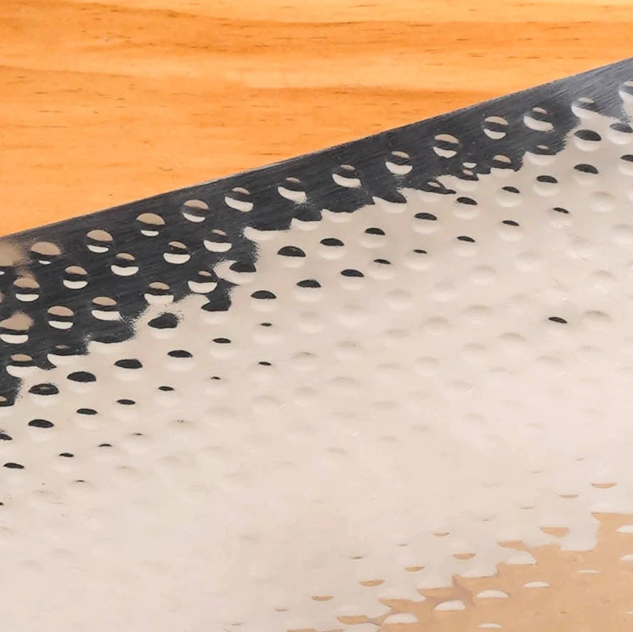 Stainless Steel Curved Rectangular Serving Platter 30x18cm - Image 5