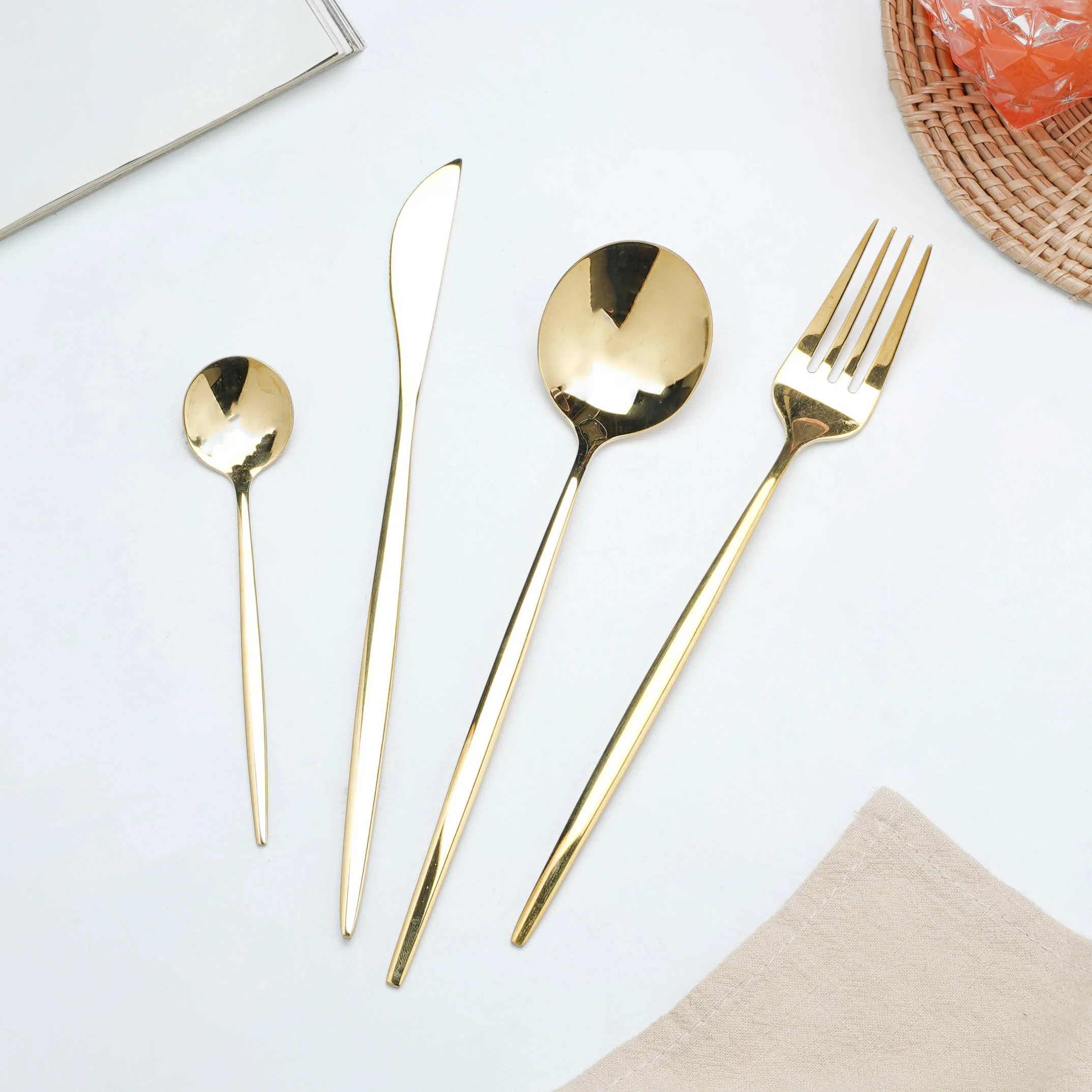 Stainless Steel Flatware Set - Image 4